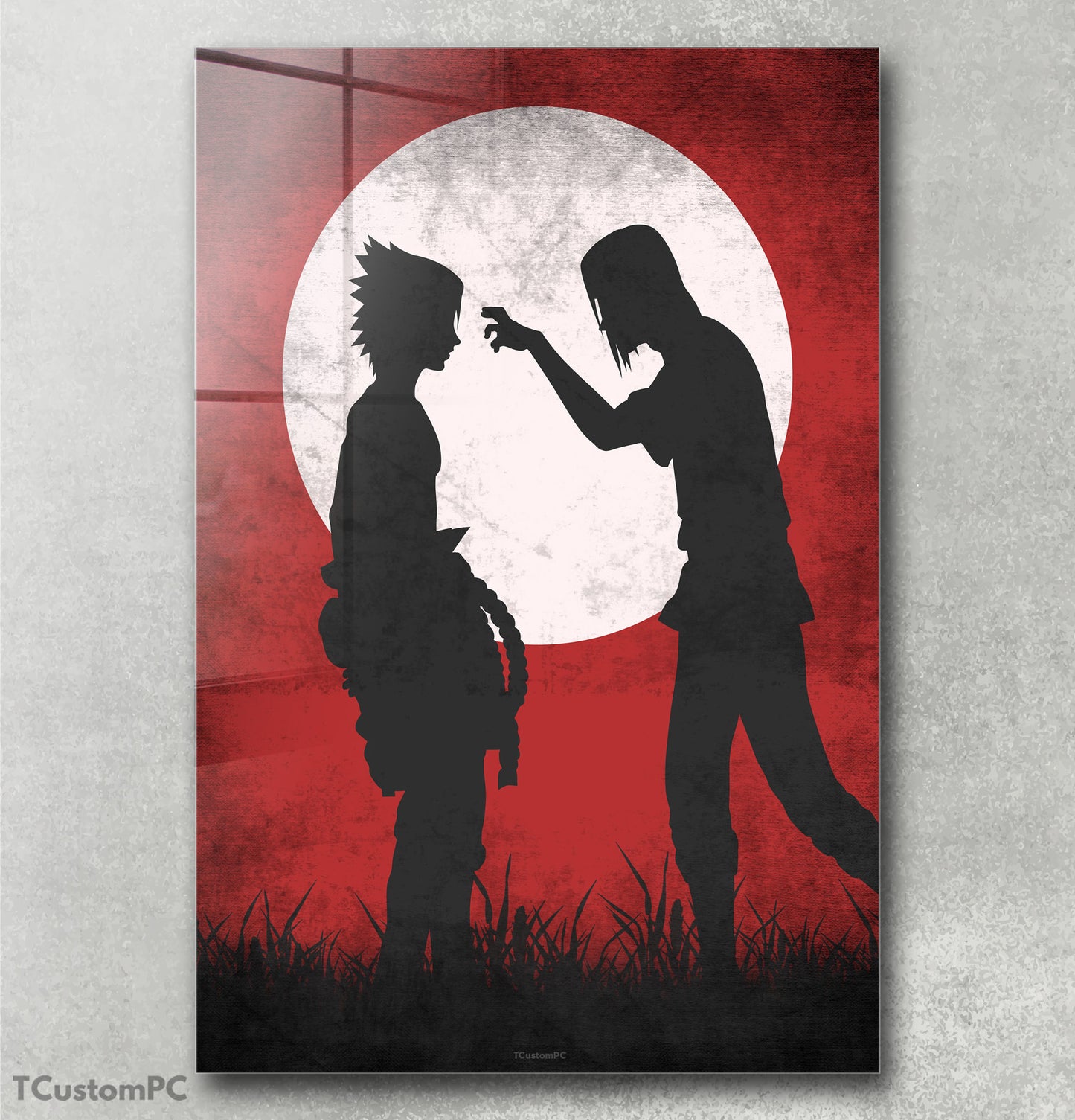 Cuadro Itachi Sasuke Bloody Sky
