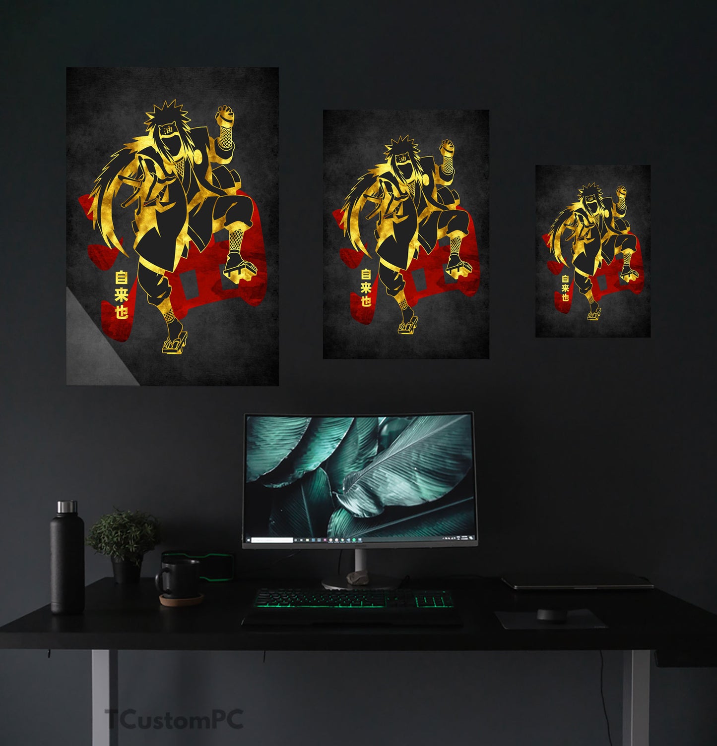 Cuadro Jiraiya Red Golden