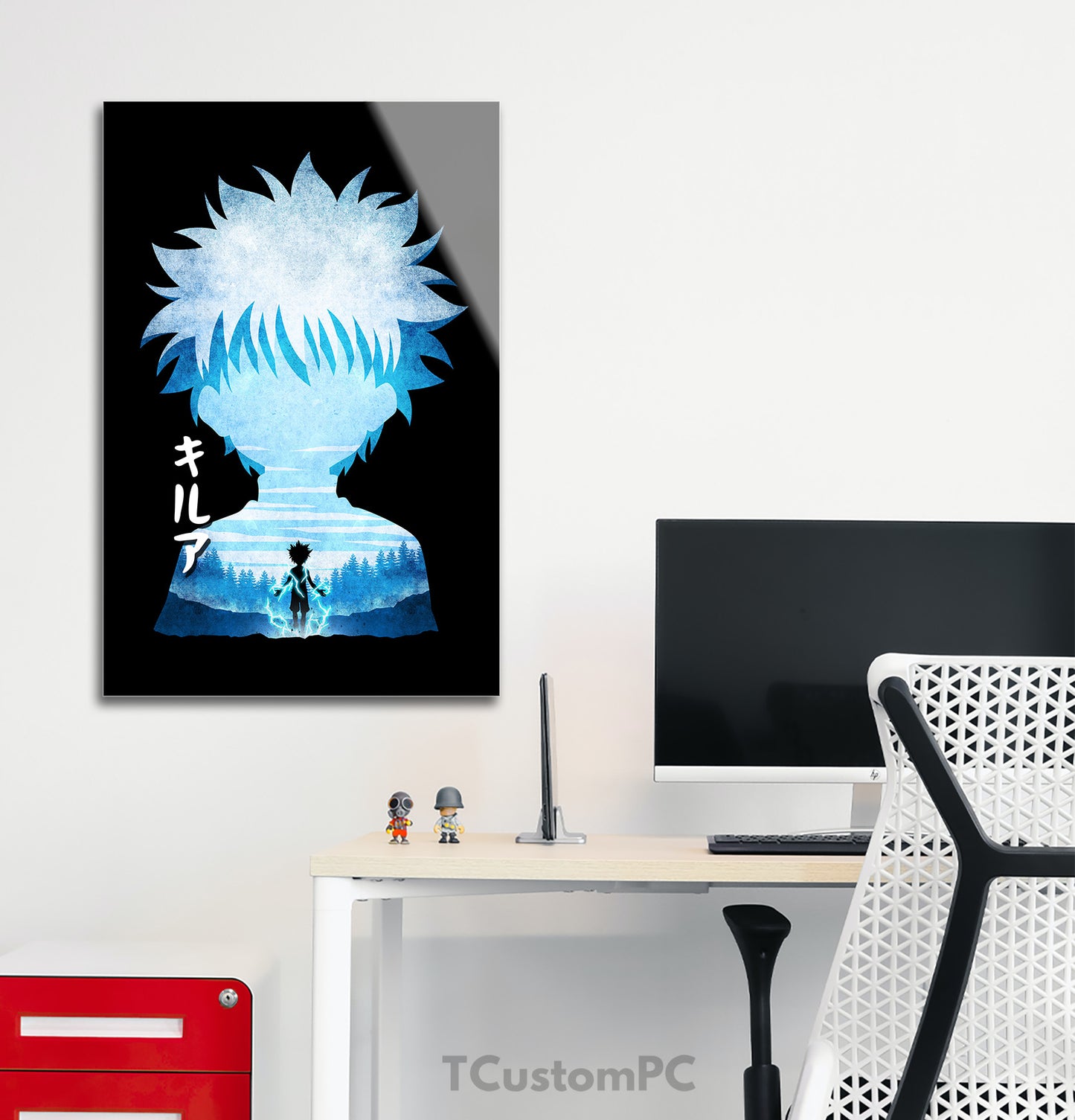 Cuadro Killua Minimalist Silhouette