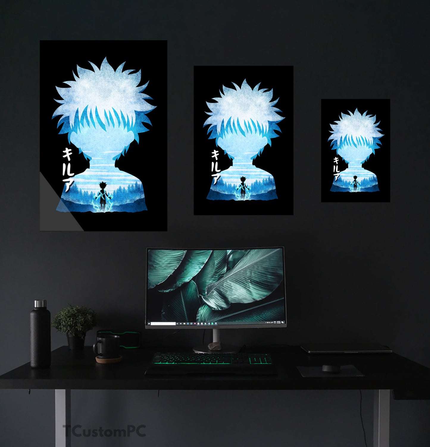 Cuadro Killua Minimalist Silhouette