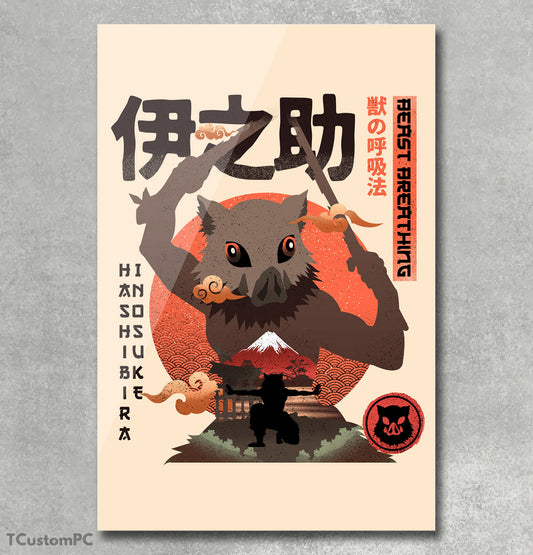 Cuadro de Kimetsu no Yaiba, Inosuke Hashibira