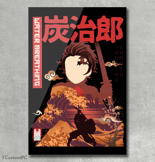 Cuadro de Kimetsu no Yaiba, Tanjiro