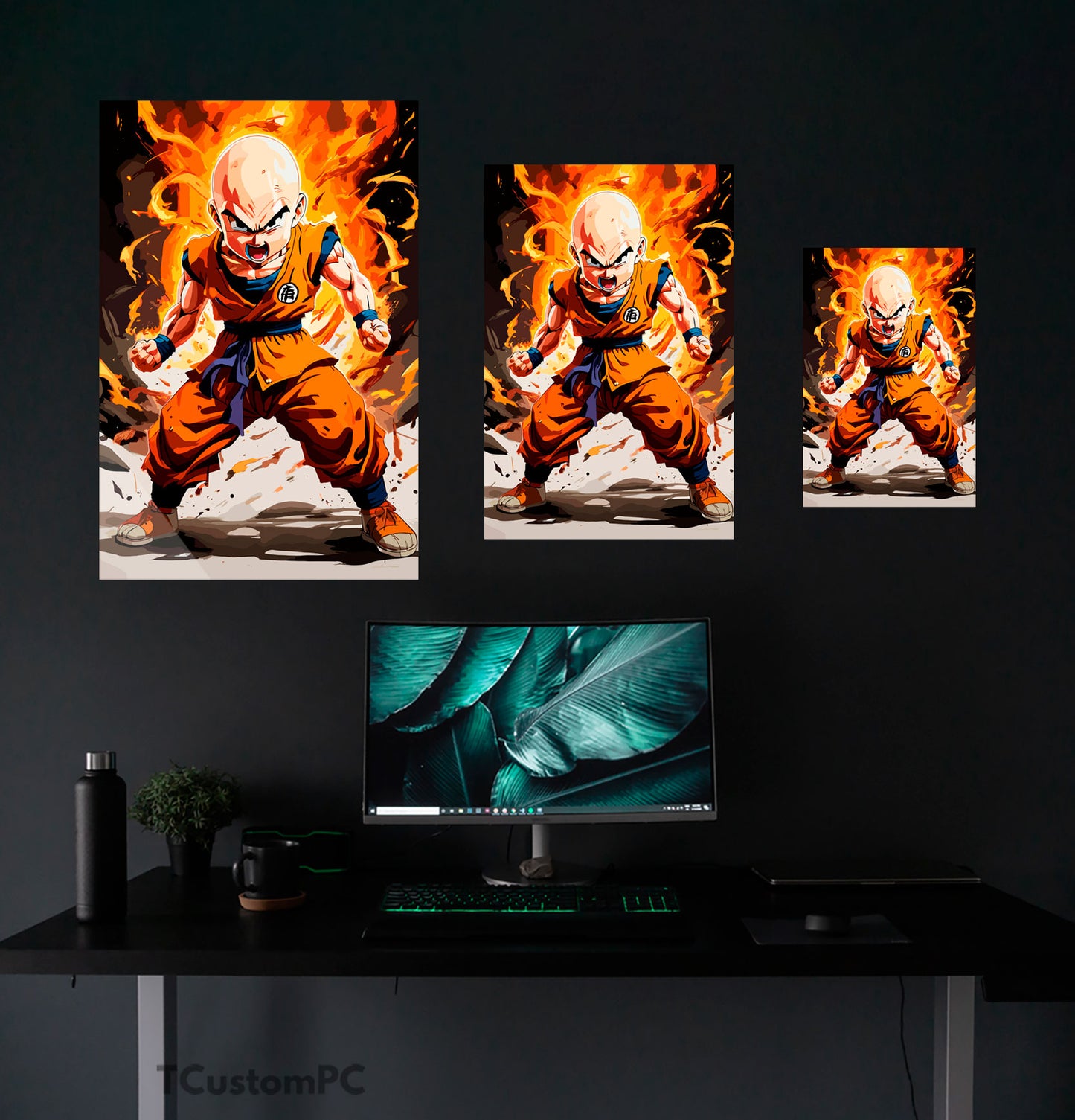 Cuadro Krillin Angry