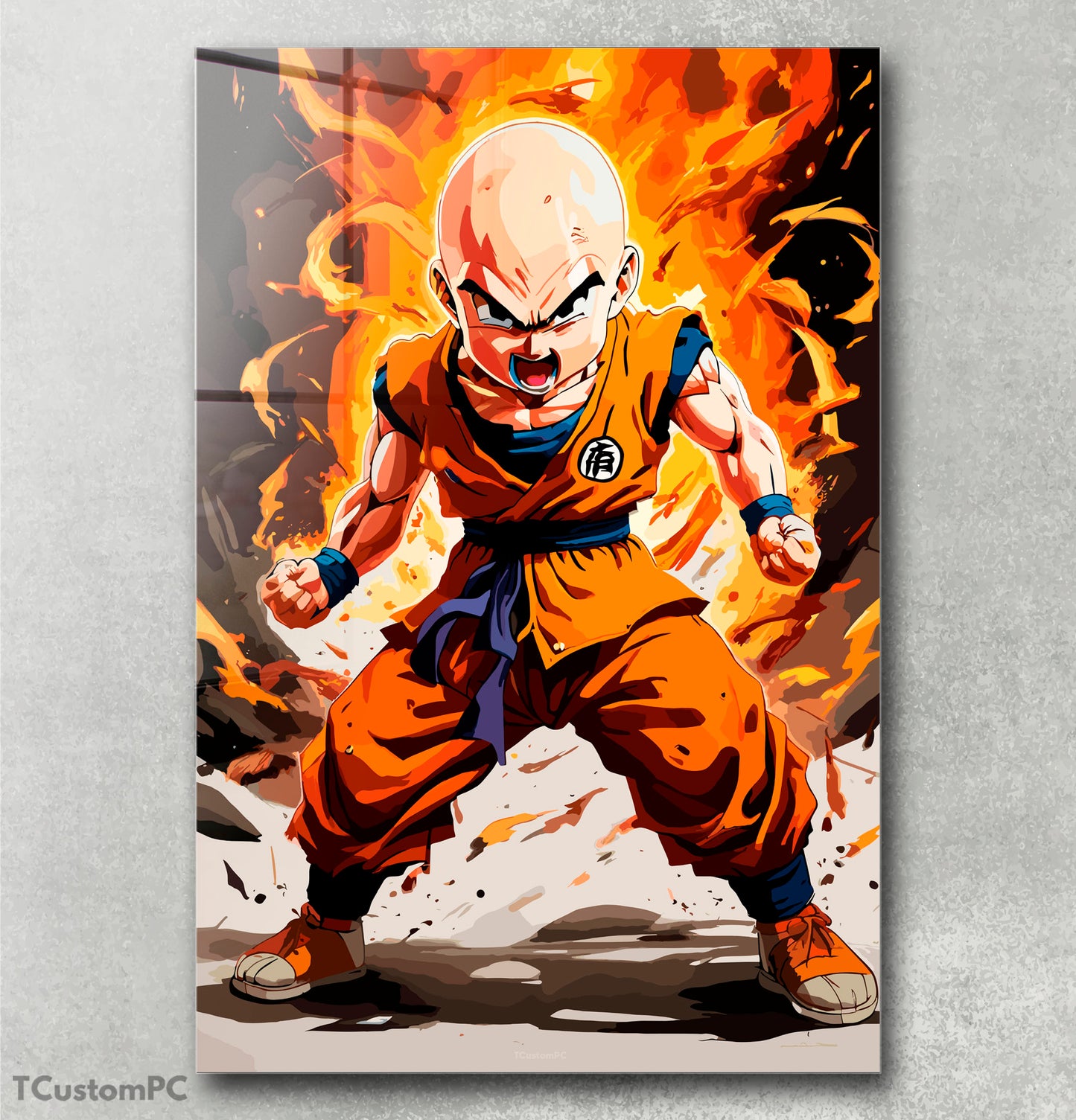 Cuadro Krillin Angry