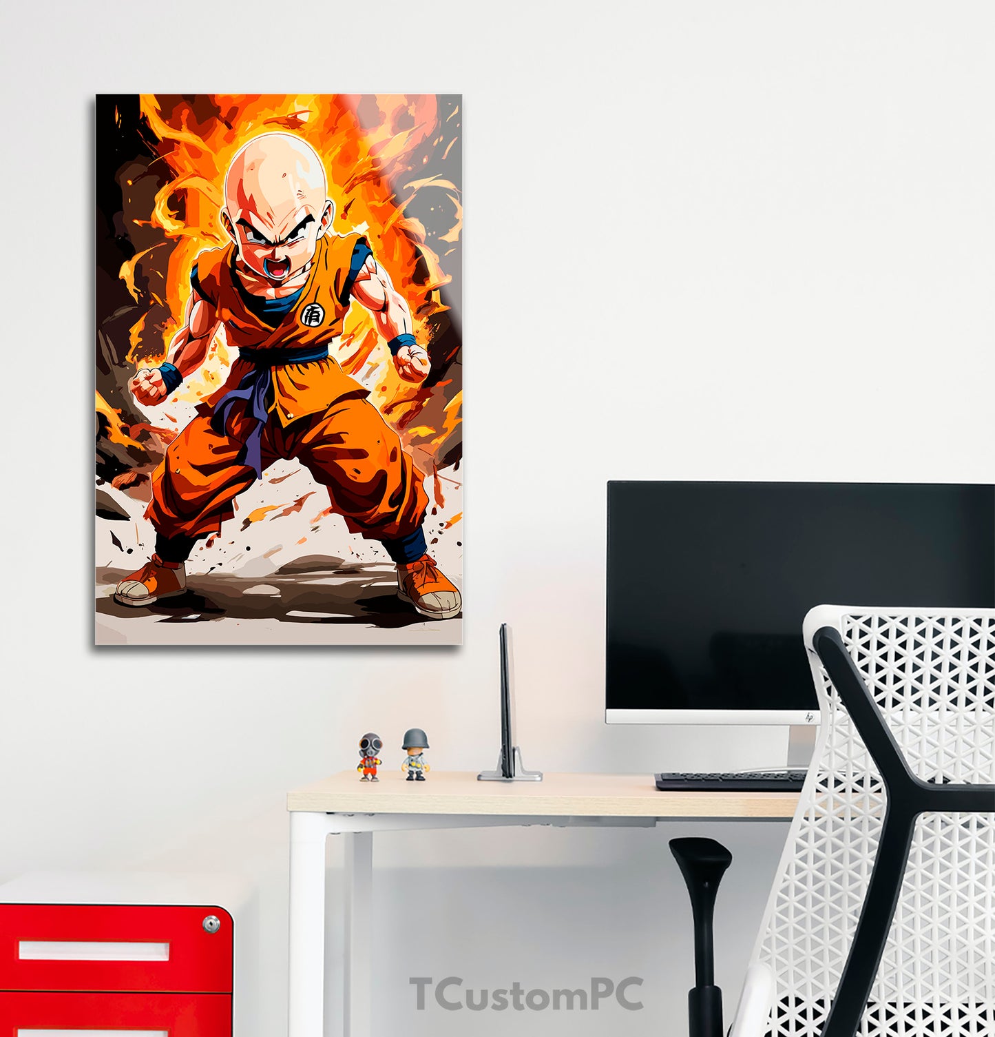 Cuadro Krillin Angry