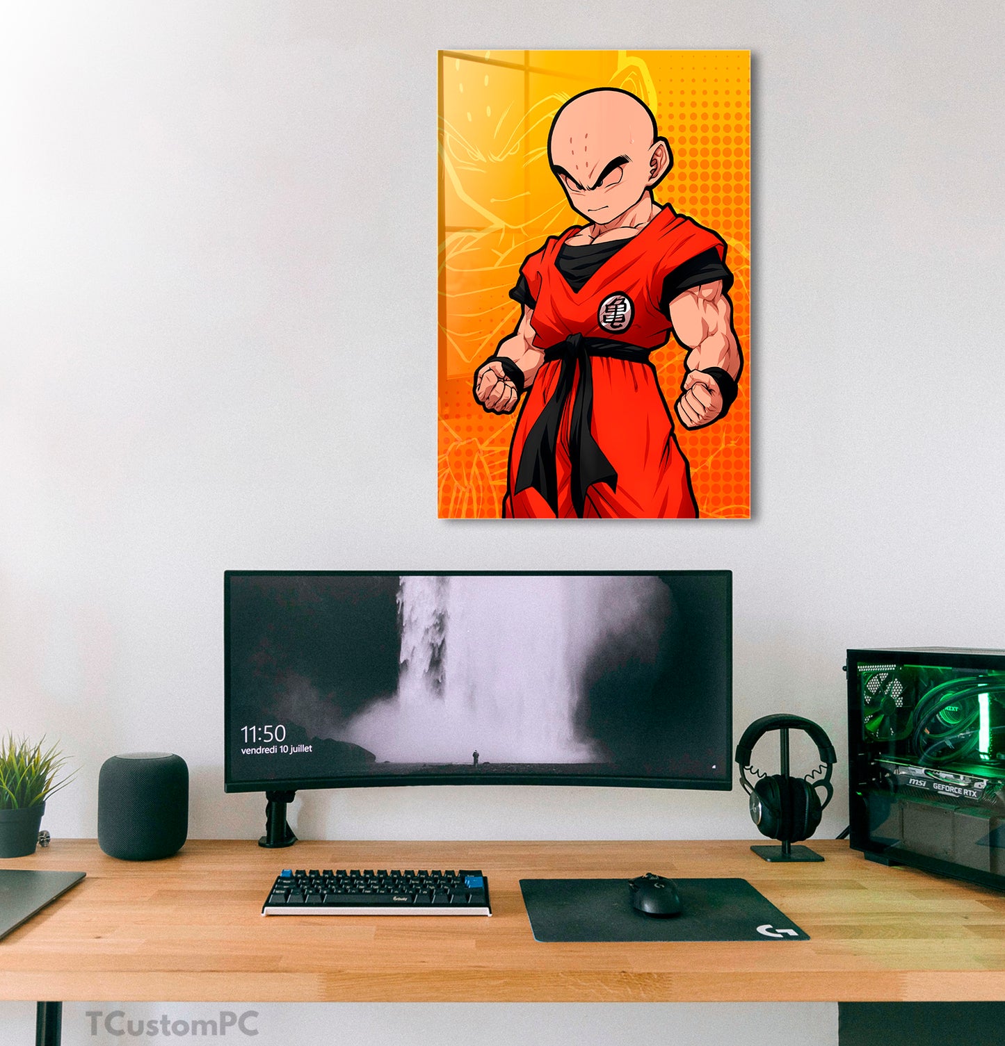 Cuadro Krillin Manga Style 2