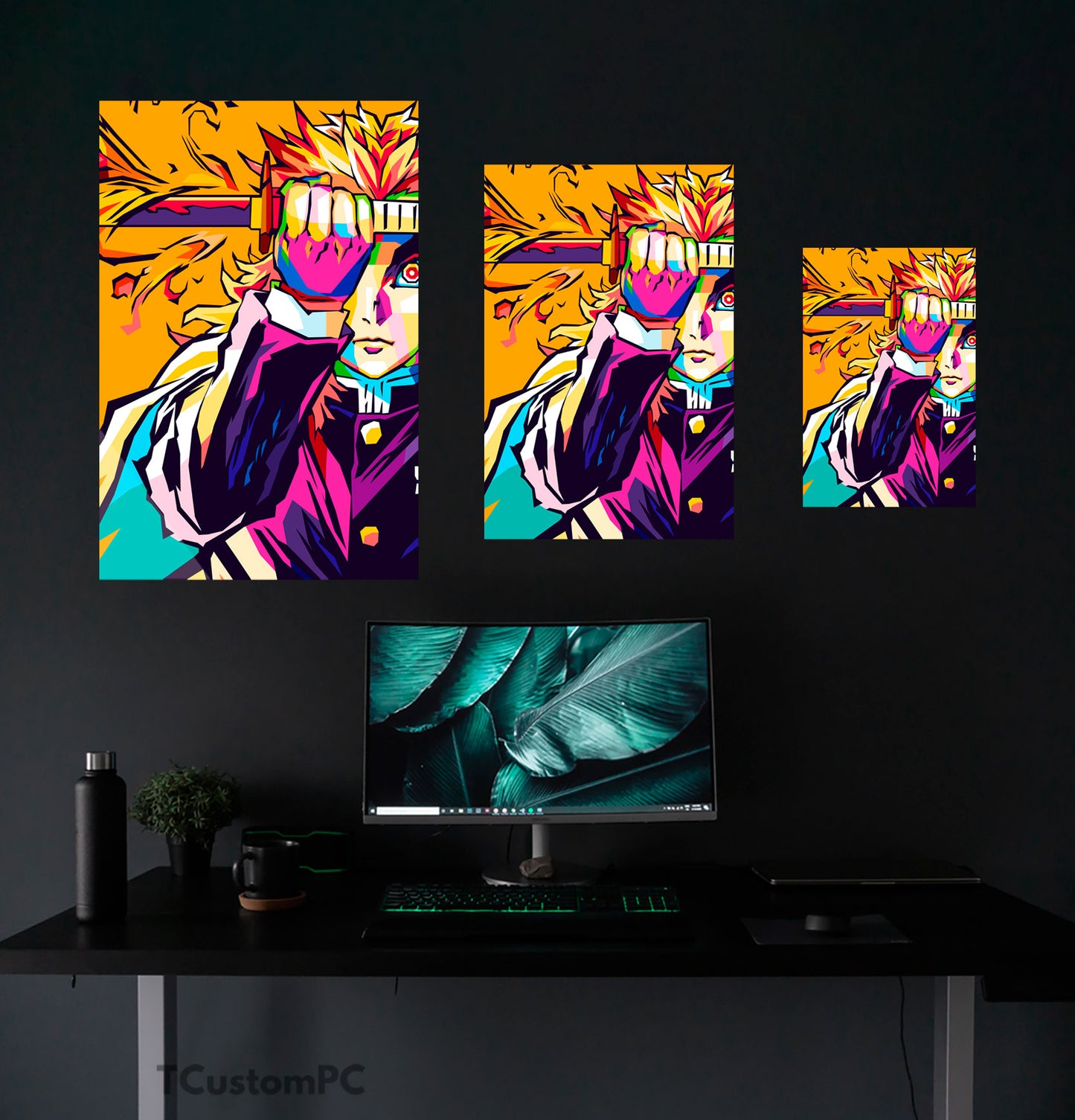 Kyojuro Rengoku painting