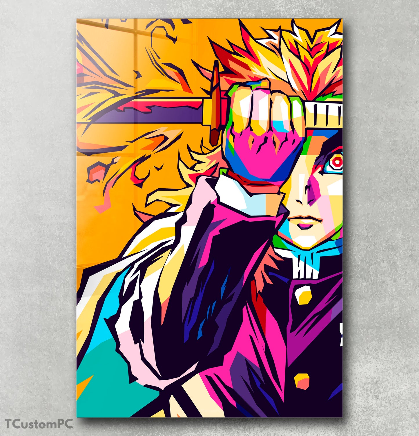 Kyojuro Rengoku painting