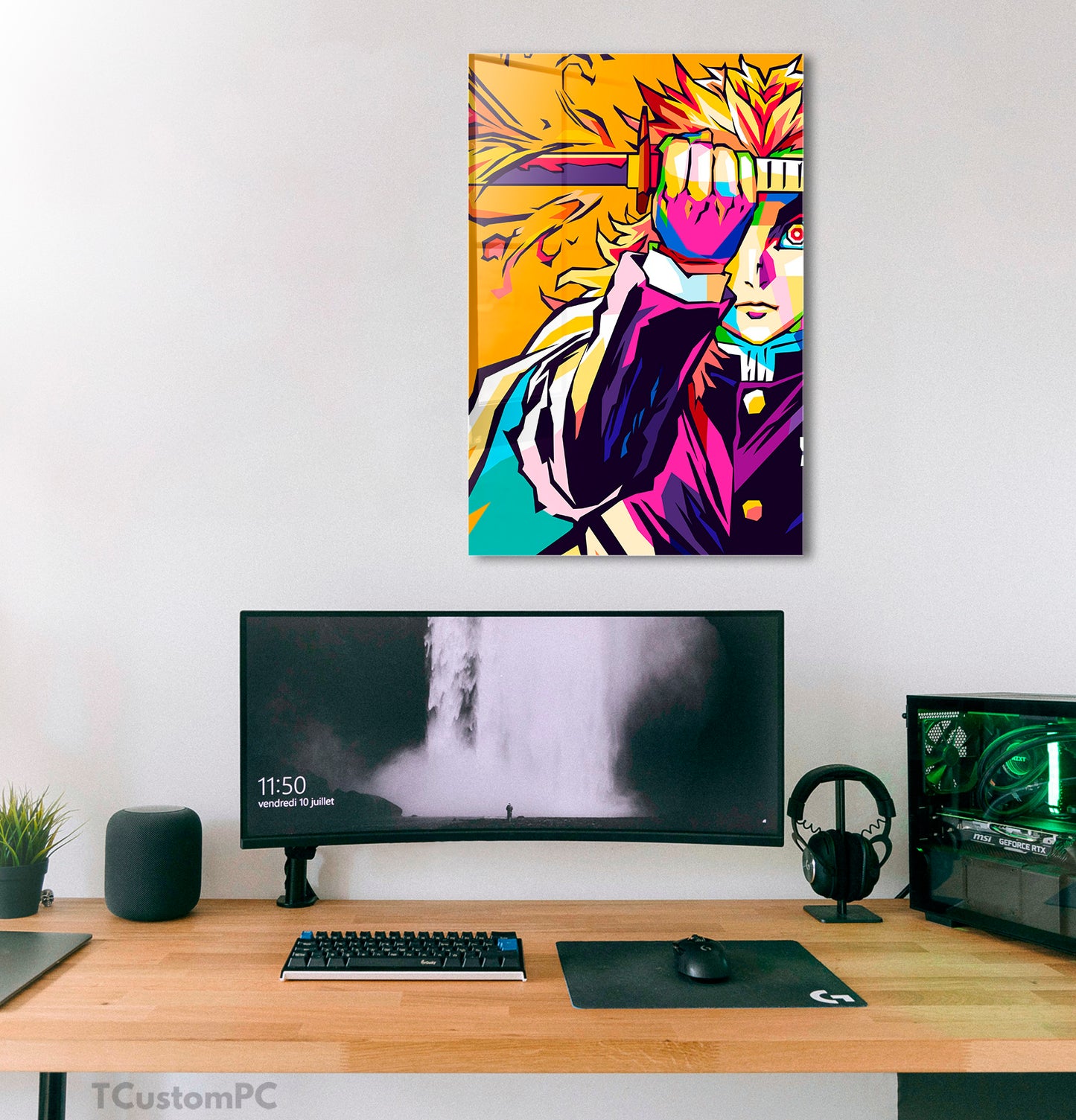Kyojuro Rengoku painting