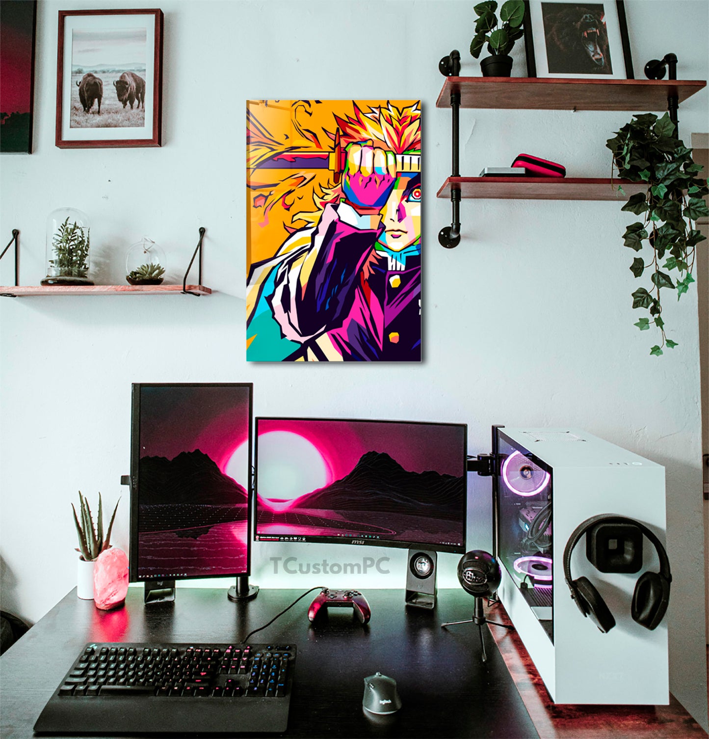 Kyojuro Rengoku painting