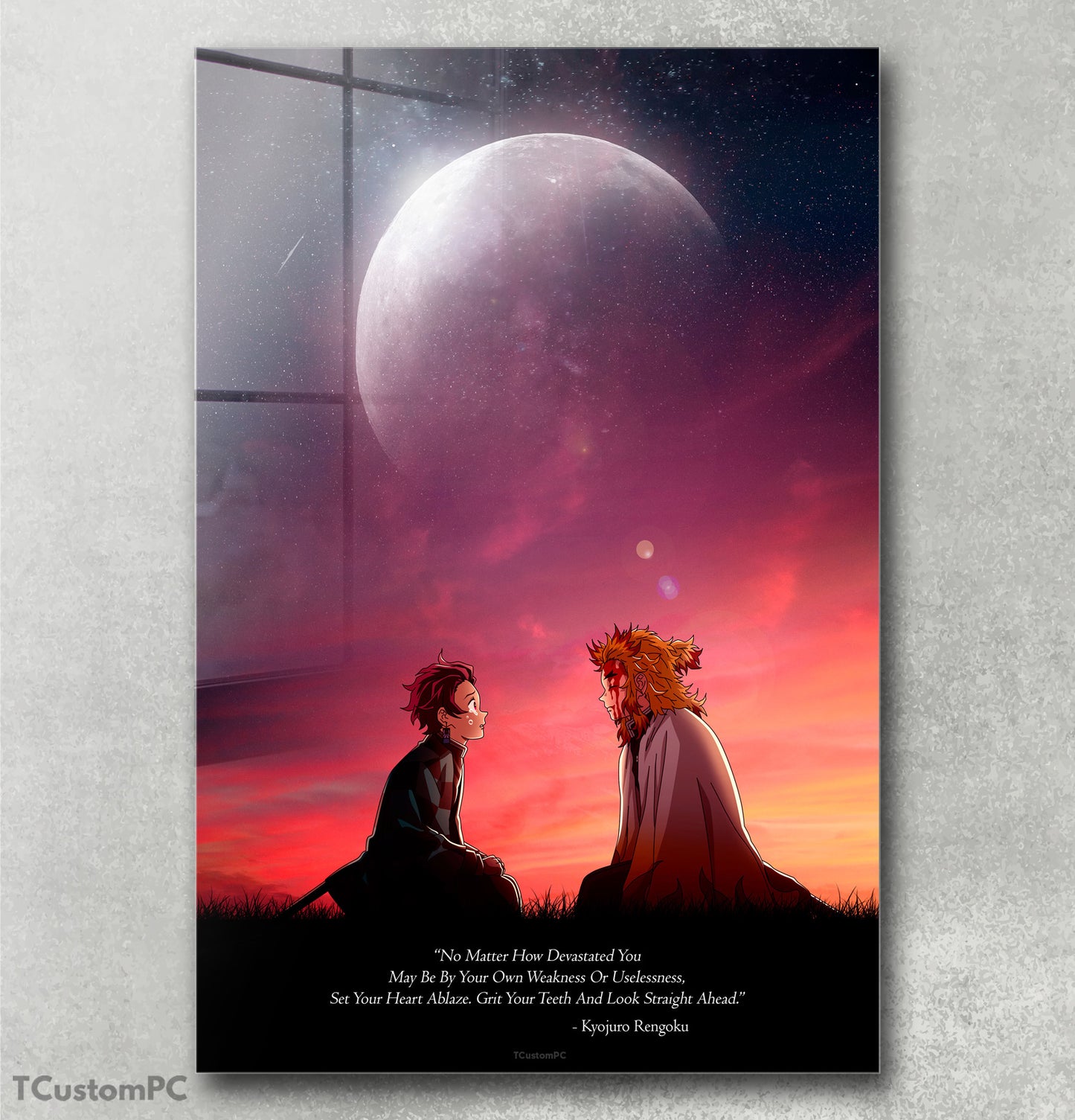 Kyojuro & Tanjiro Anime Manipulation painting