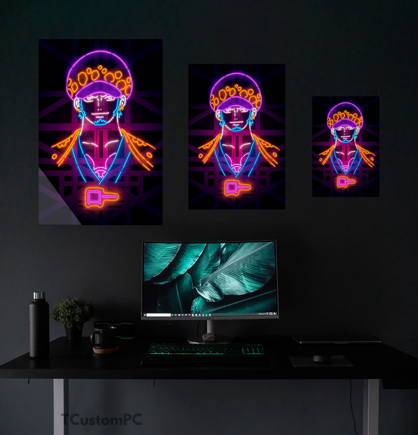 Quadro de néon da Lei 2