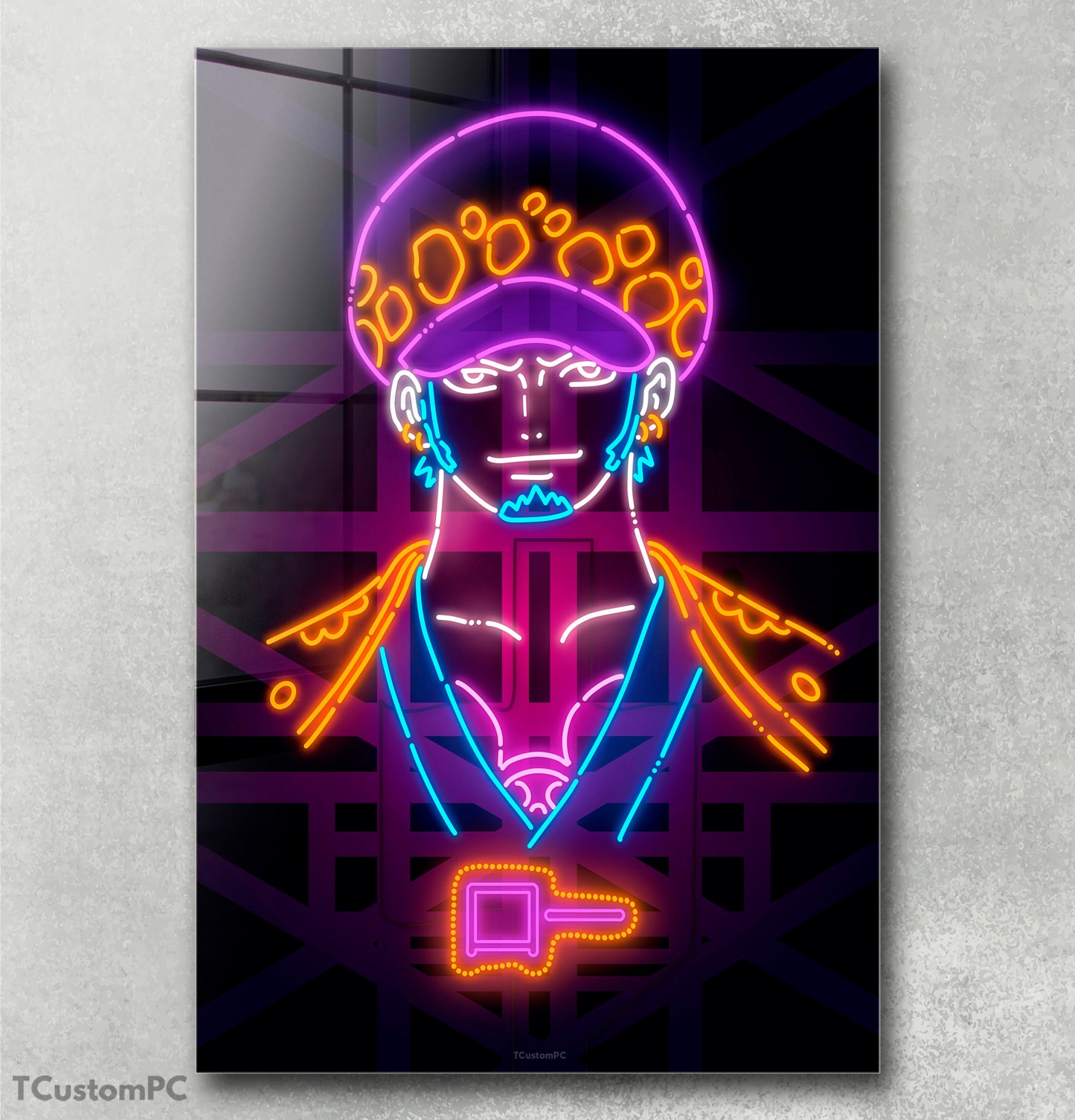Quadro de néon da Lei 2