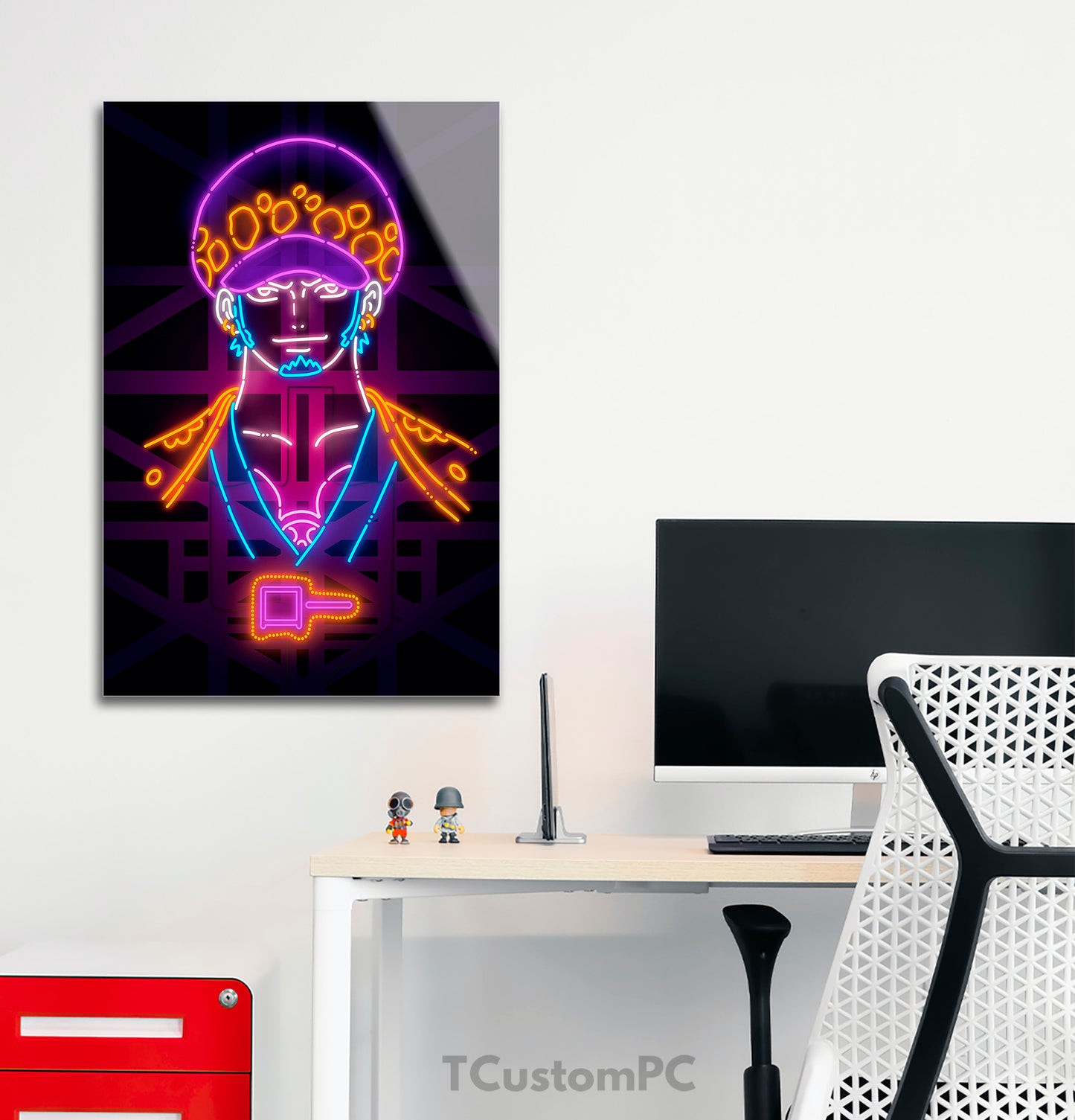 Quadro de néon da Lei 2
