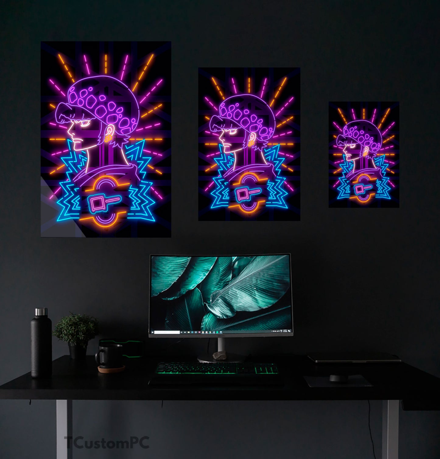 Pintura de néon da lei