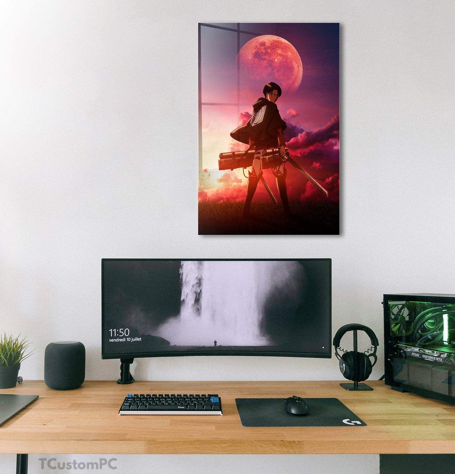 Levi Anime Manipulation painting