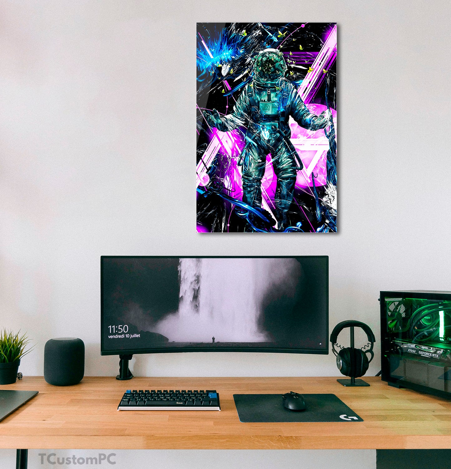 Lost Astronaut painting