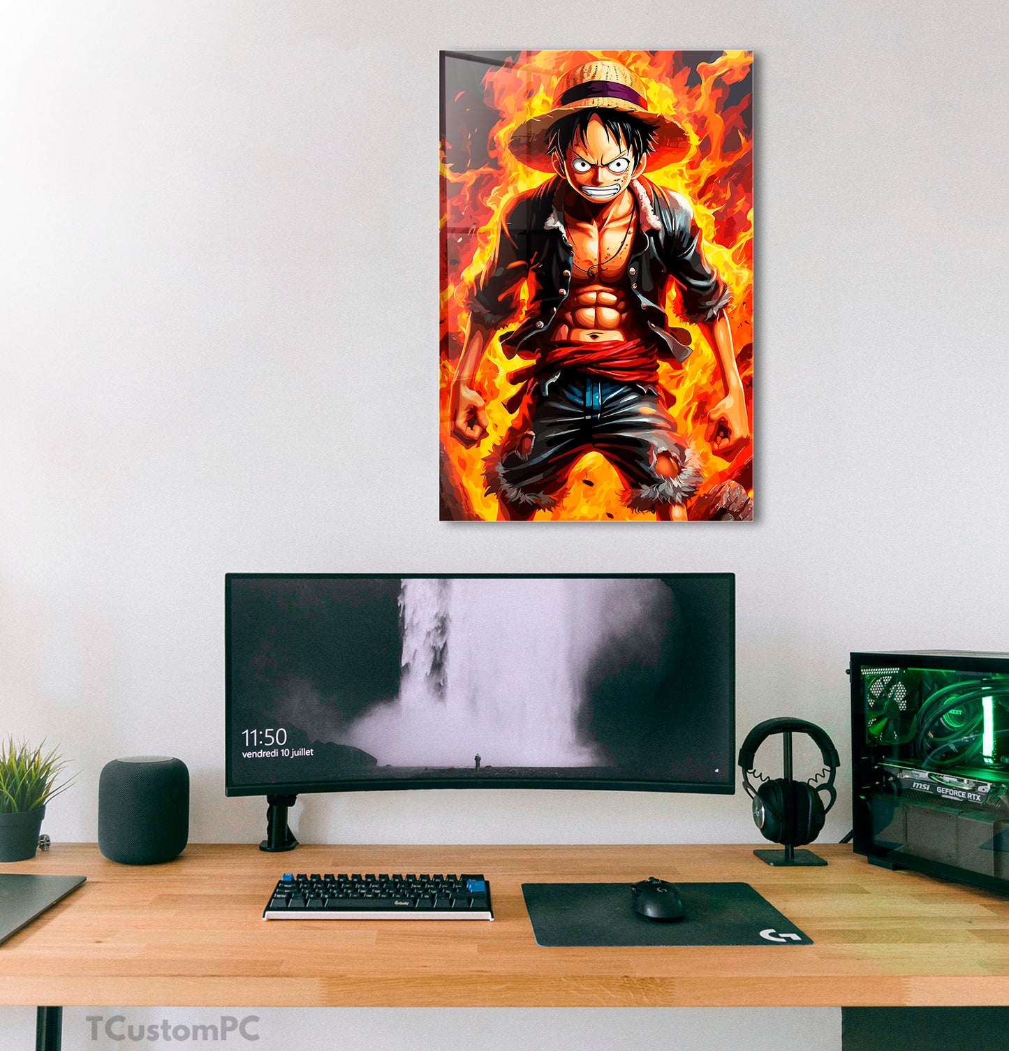 Cuadro Luffy Angry