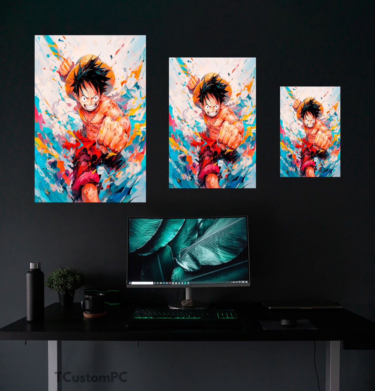 Cuadro Luffy Colorful