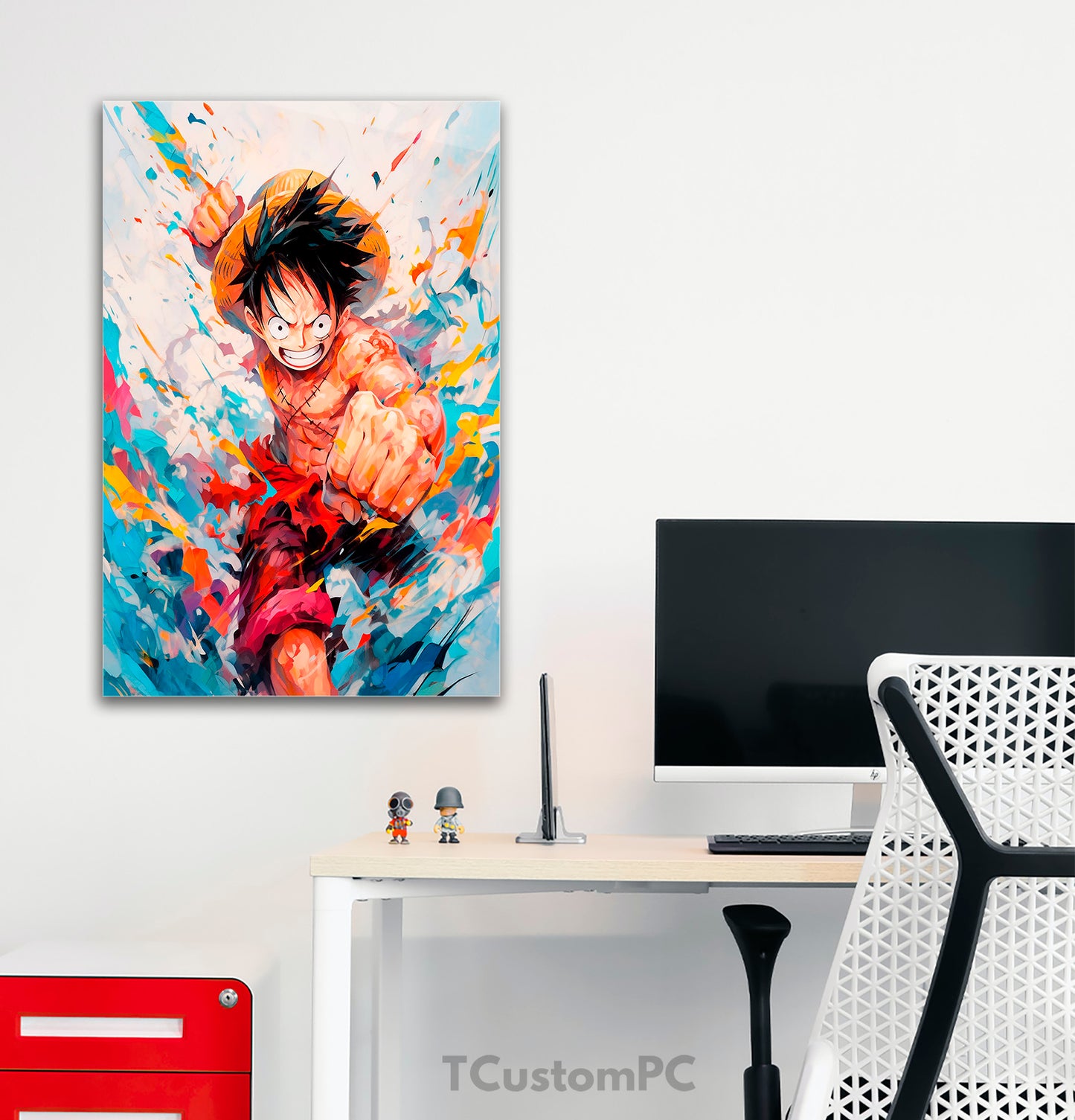 Cuadro Luffy Colorful