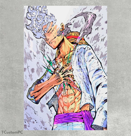 Cuadro Luffy Gear 5 One.P top