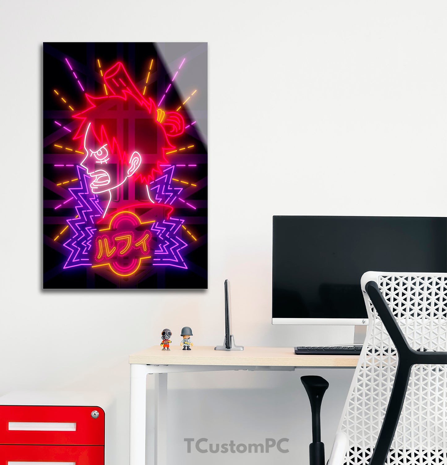 Pintura de néon de Luffy