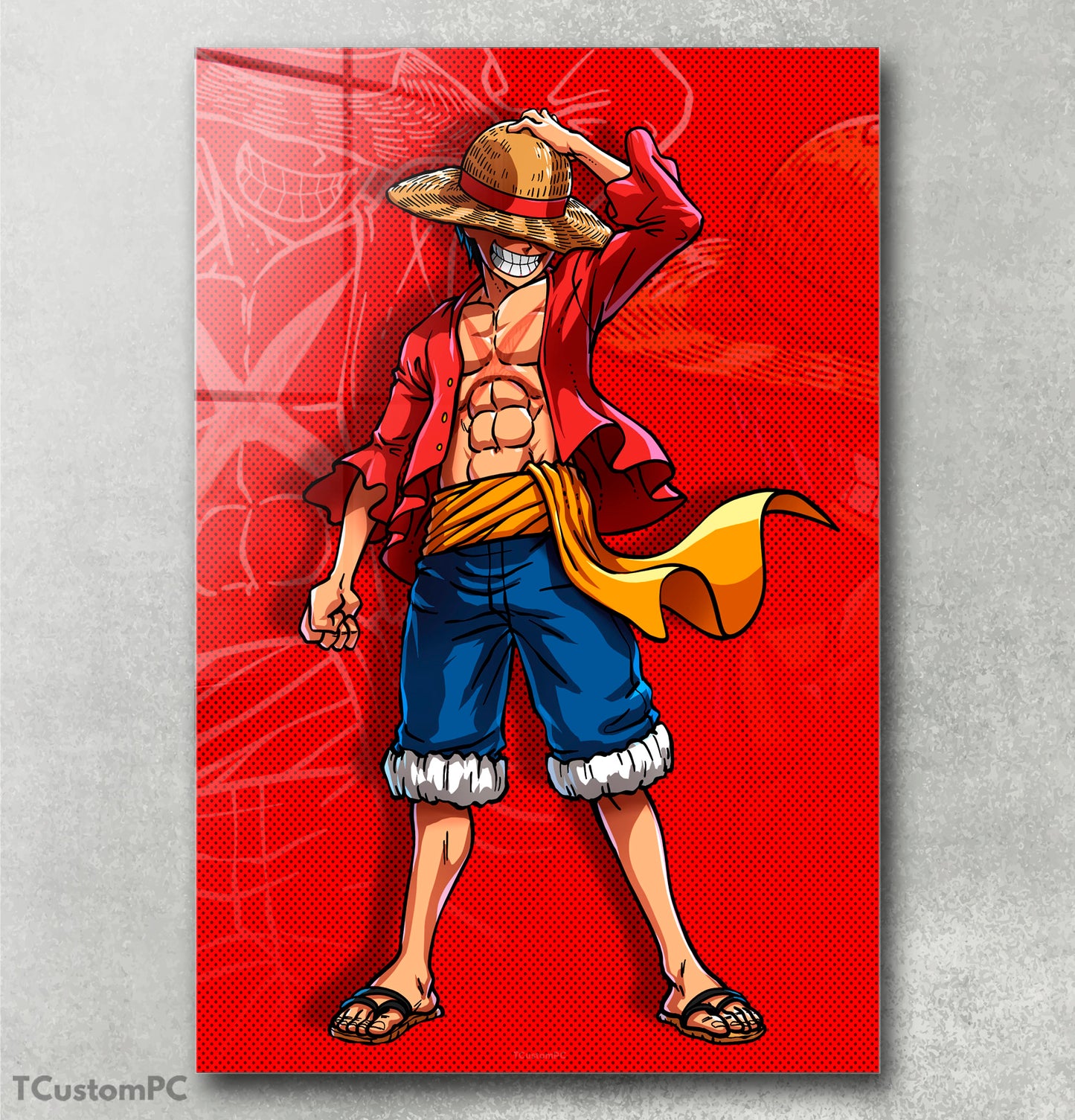 Pintura do Luffy Time Skip