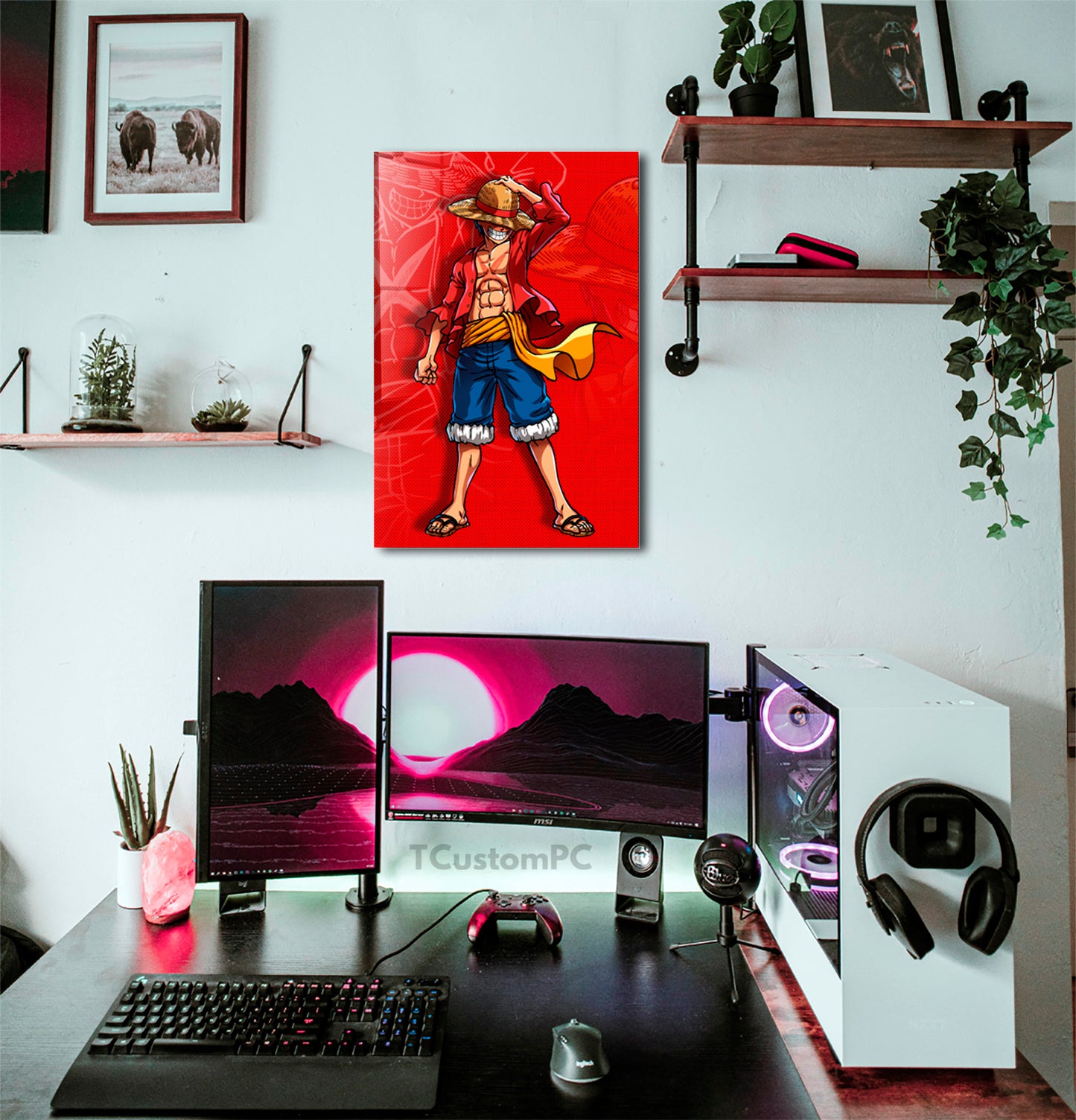 Pintura do Luffy Time Skip