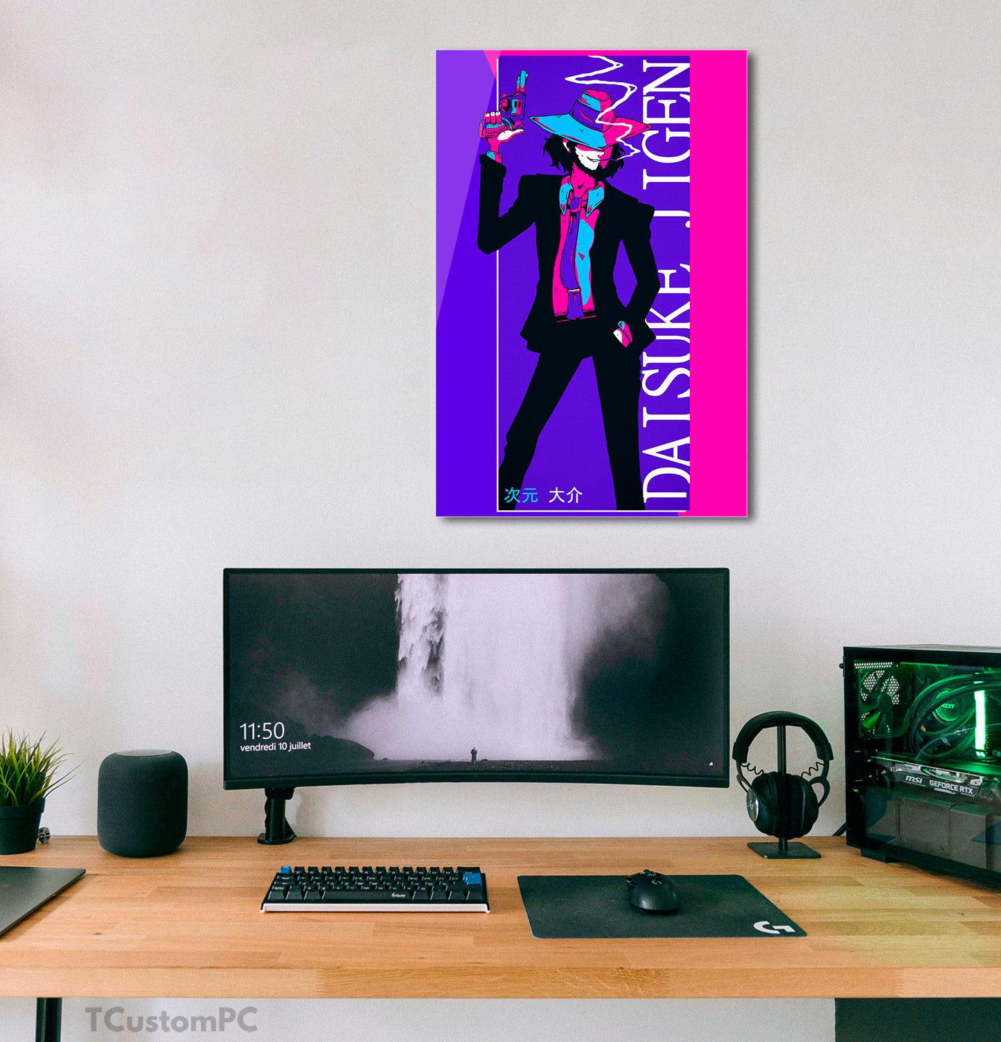 Cuadro Lupin III, Daisuke Jigen