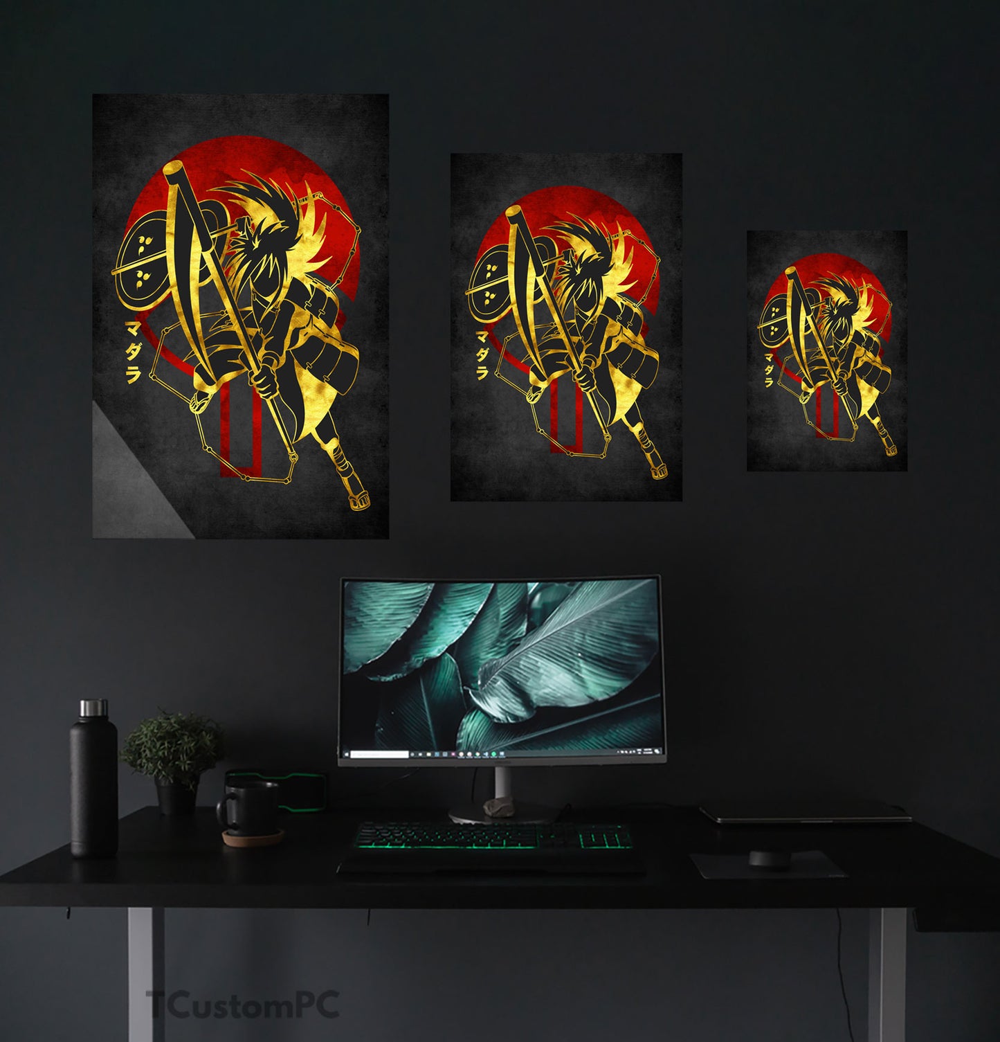 Madara Red Golden painting