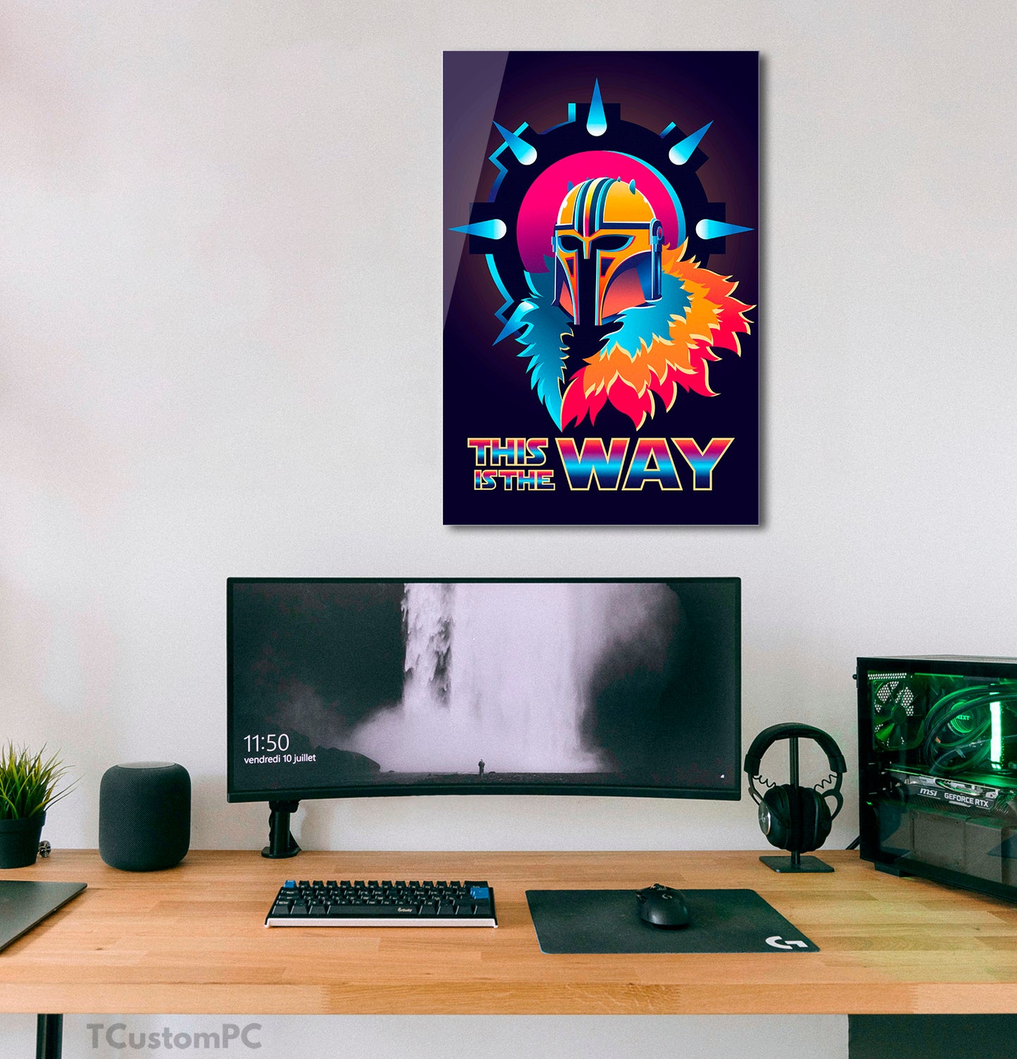 Mandalorian painting "this is the way"