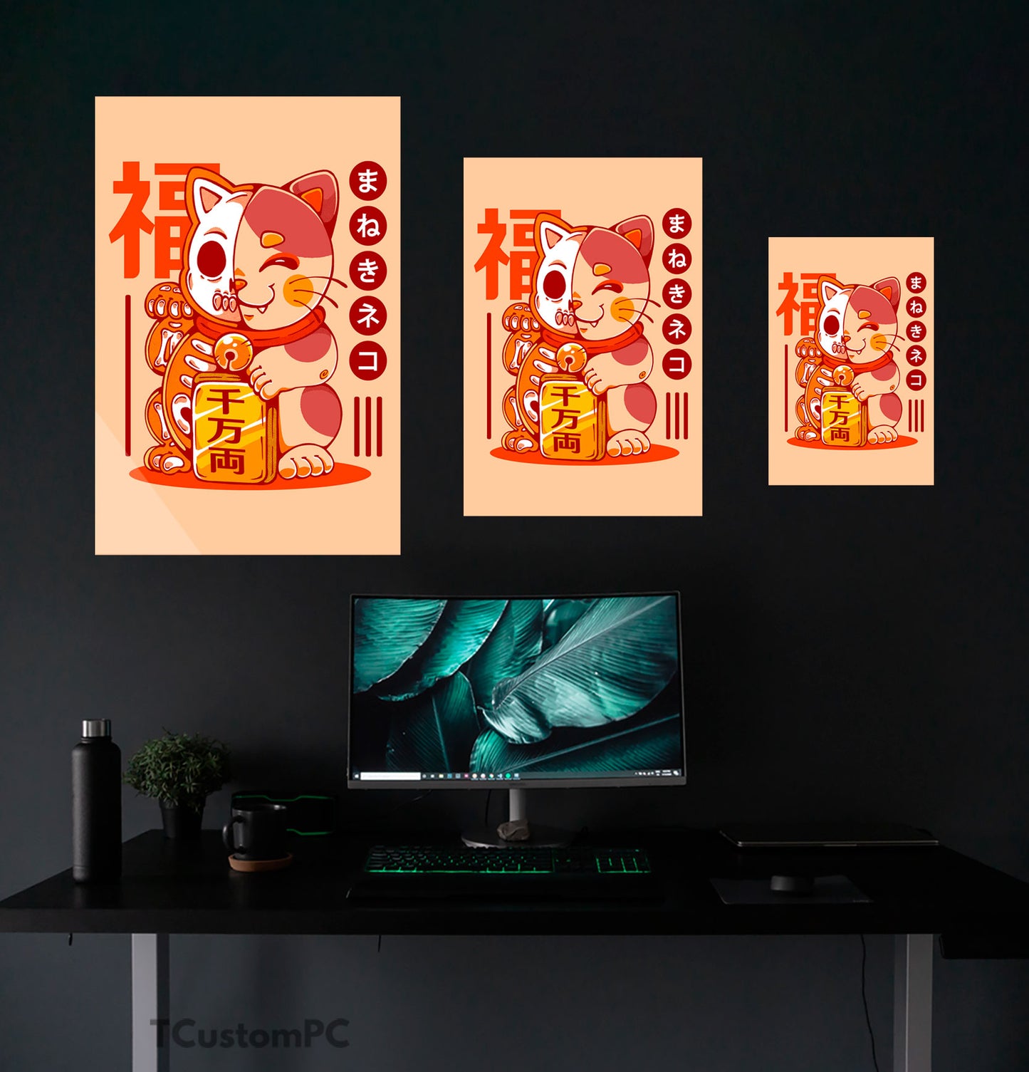 Pintura de Maneki Nego