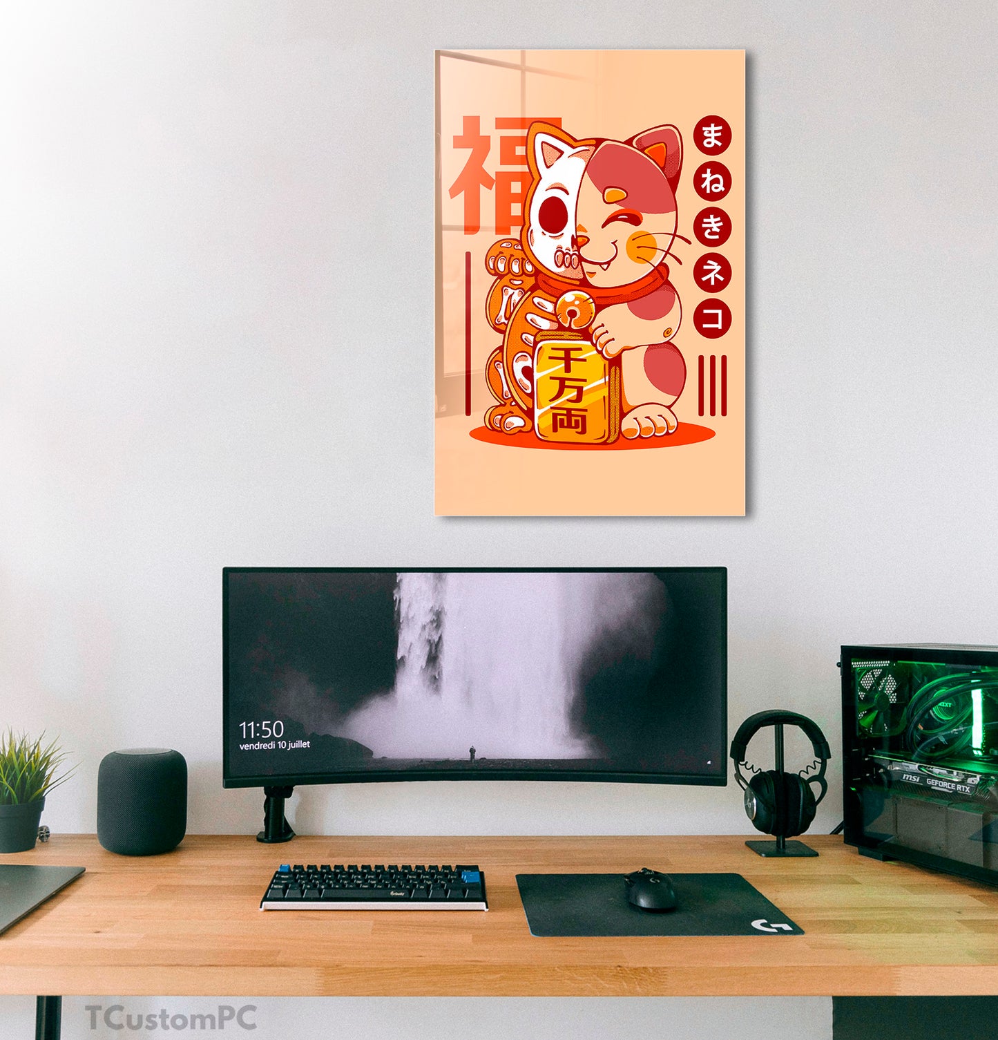 Pintura de Maneki Nego
