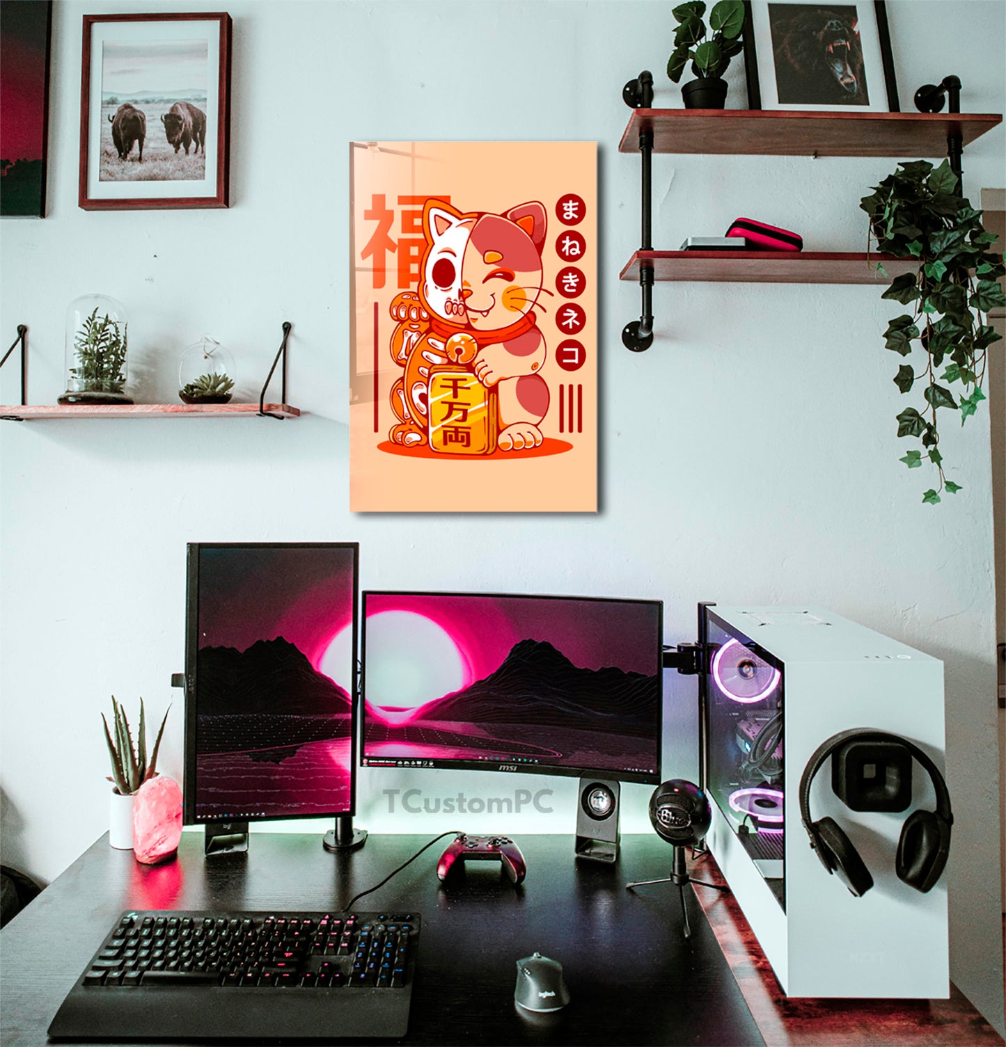 Pintura de Maneki Nego