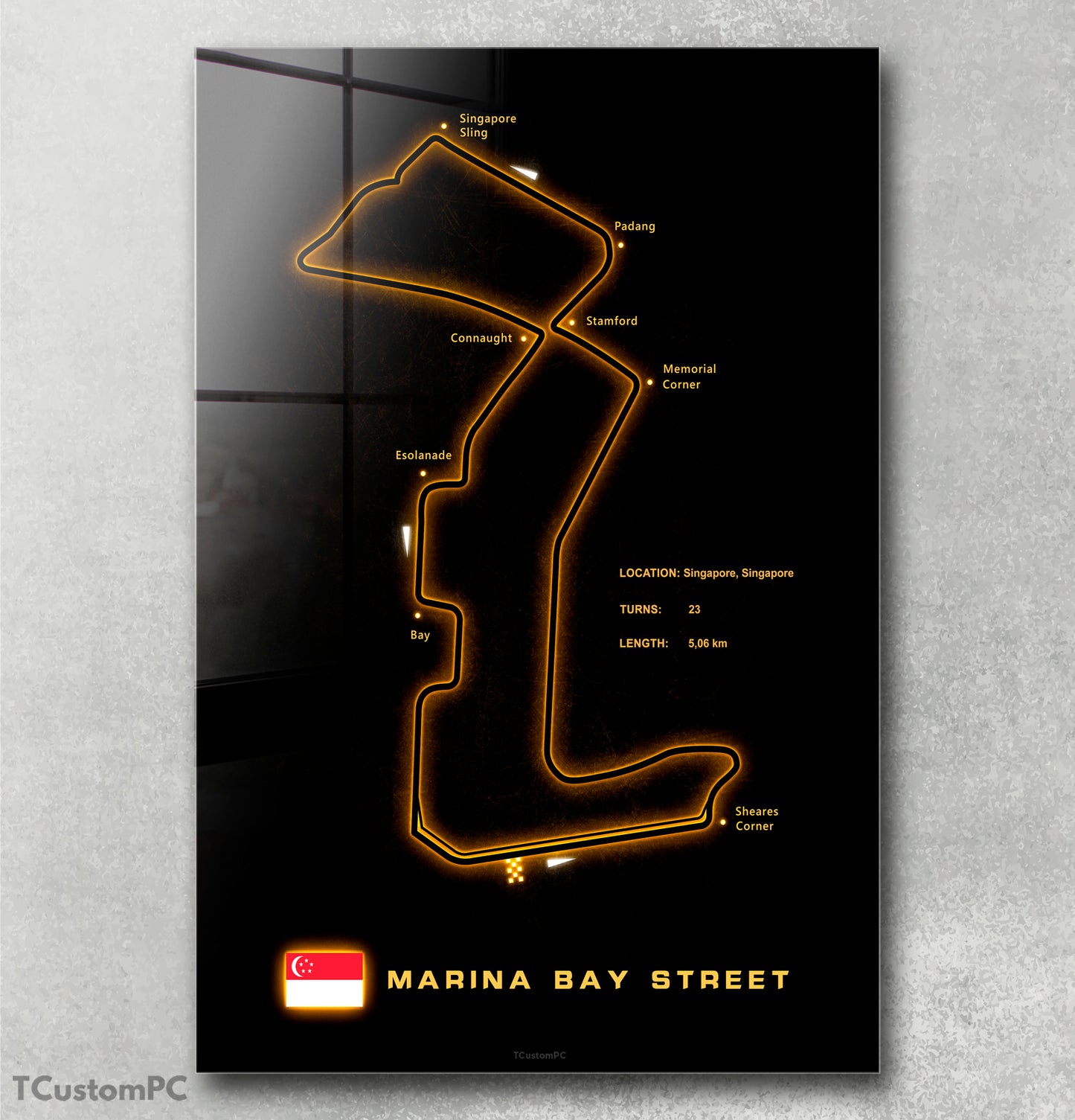 Cuadro Marina Bay Circuit