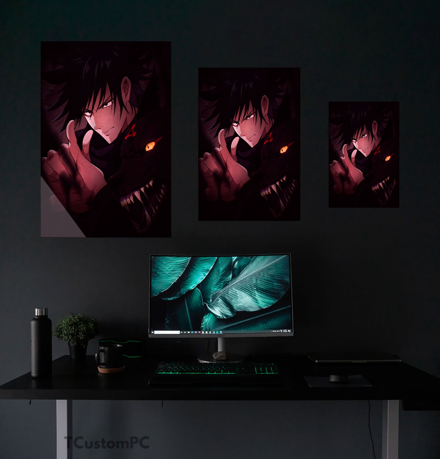 Pintura do Lobo Megumi
