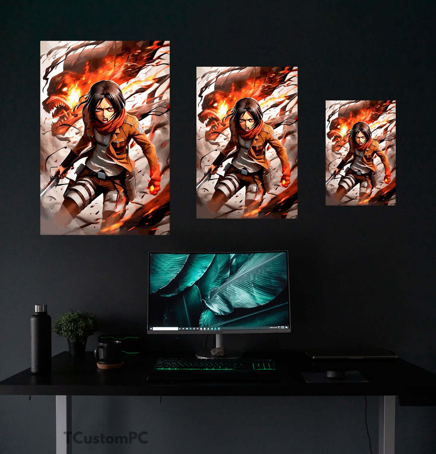 Cuadro Mikasa AOT