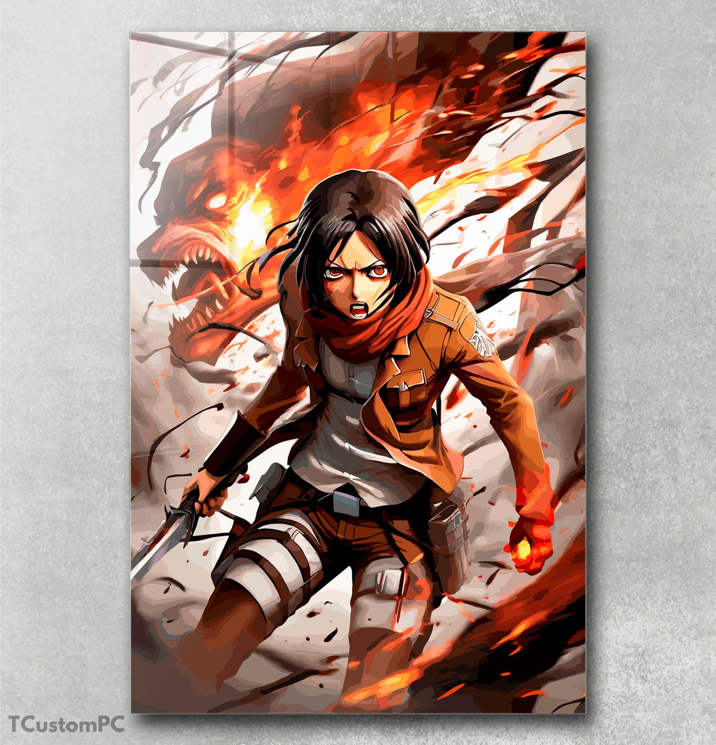 Cuadro Mikasa AOT