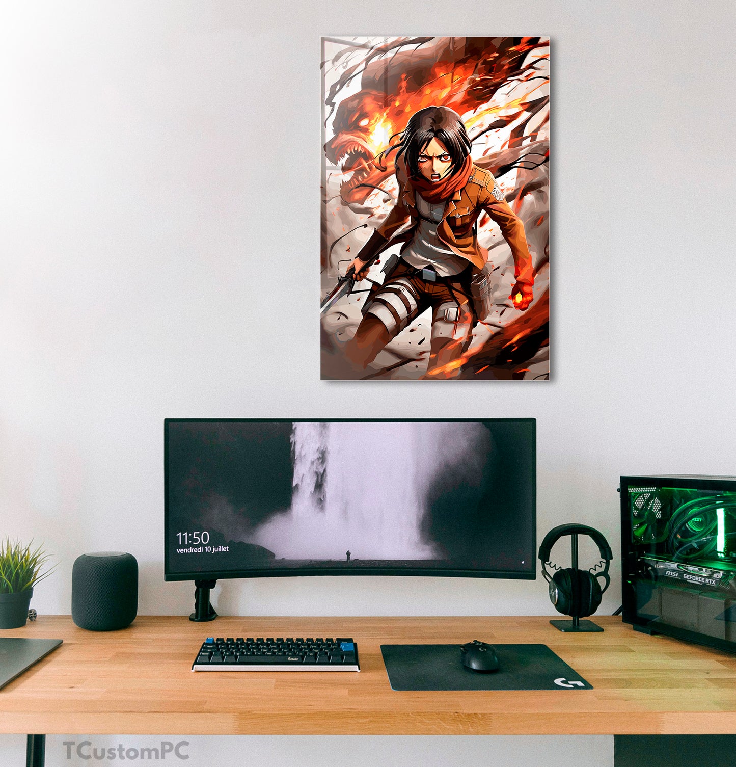 Cuadro Mikasa AOT