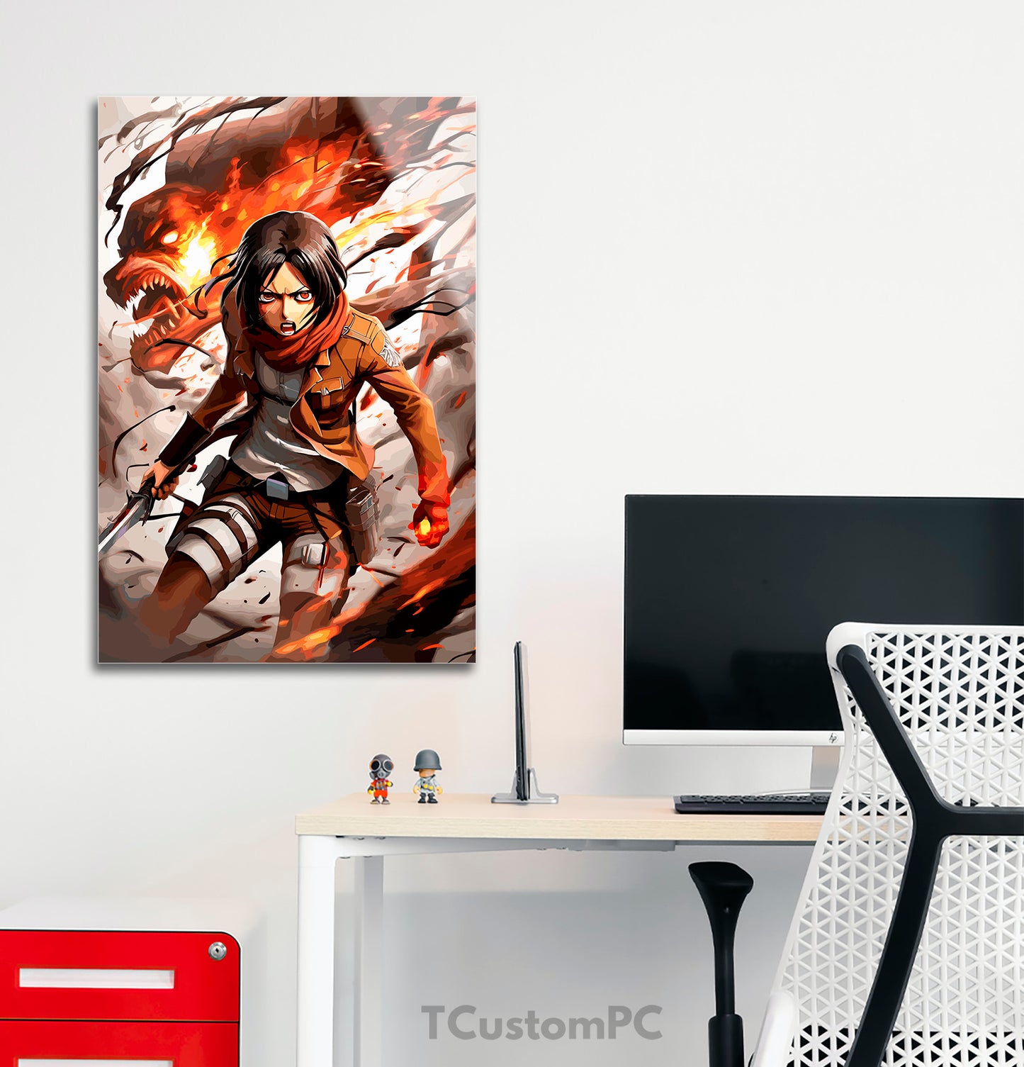 Cuadro Mikasa AOT