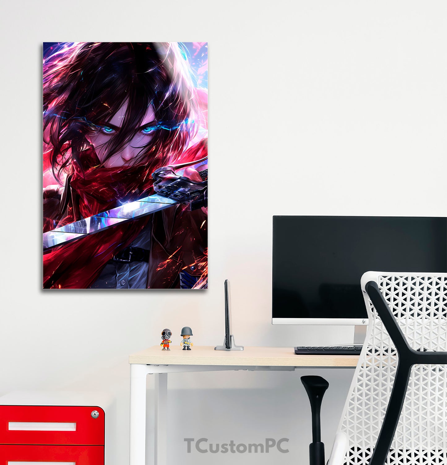 Cuadro Mikasa Ackerman