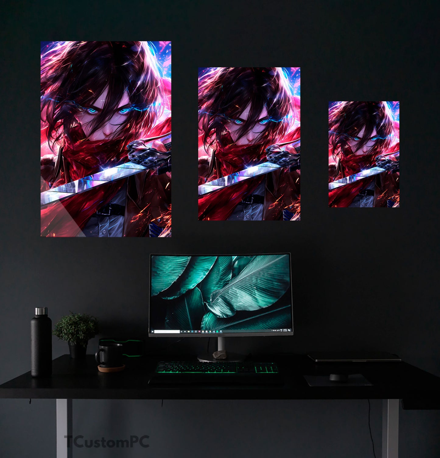 Cuadro Mikasa Ackerman