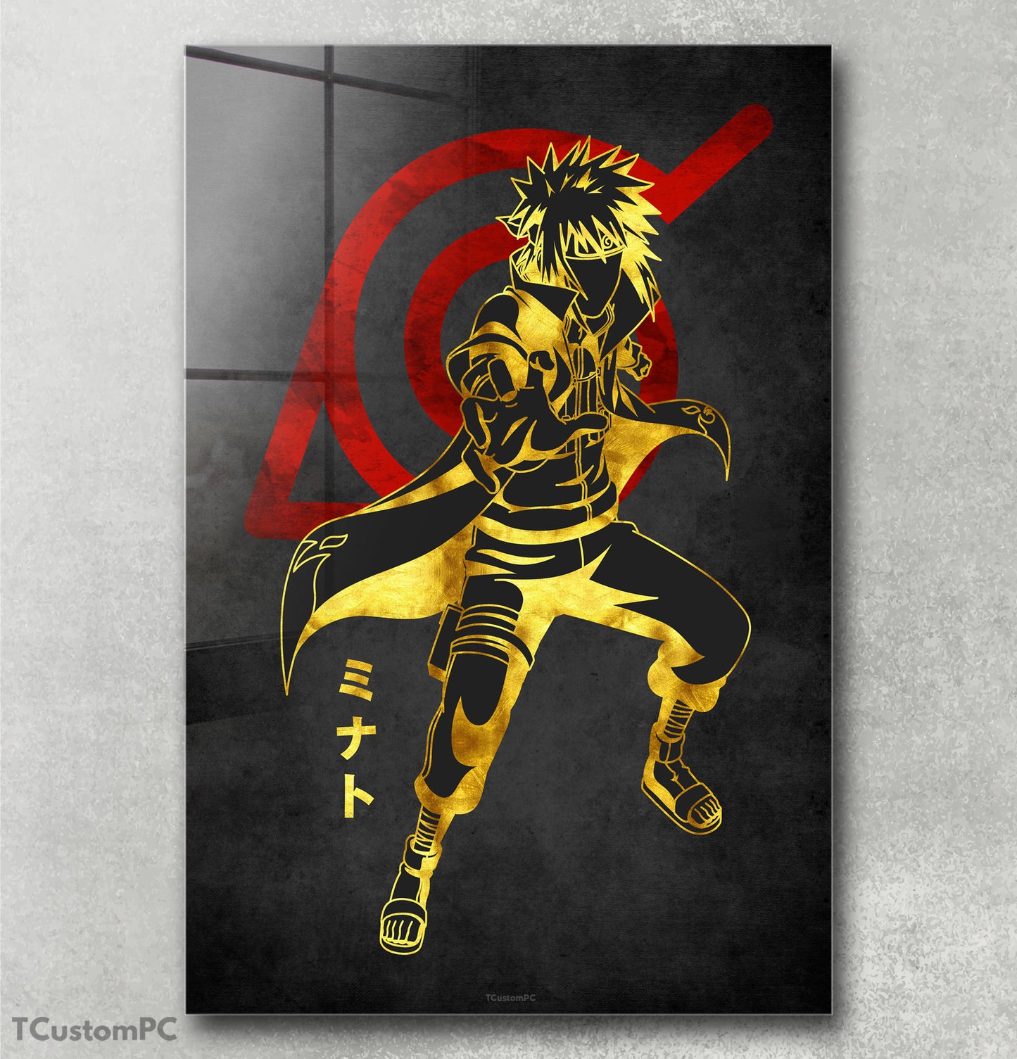 Cuadro Minato Red Golden