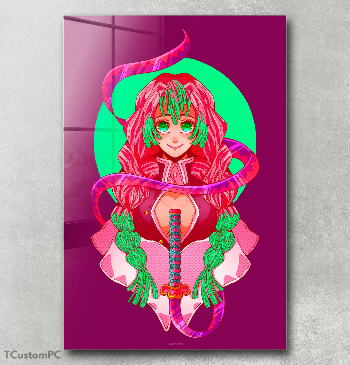 Mitsuri Kanroji painting