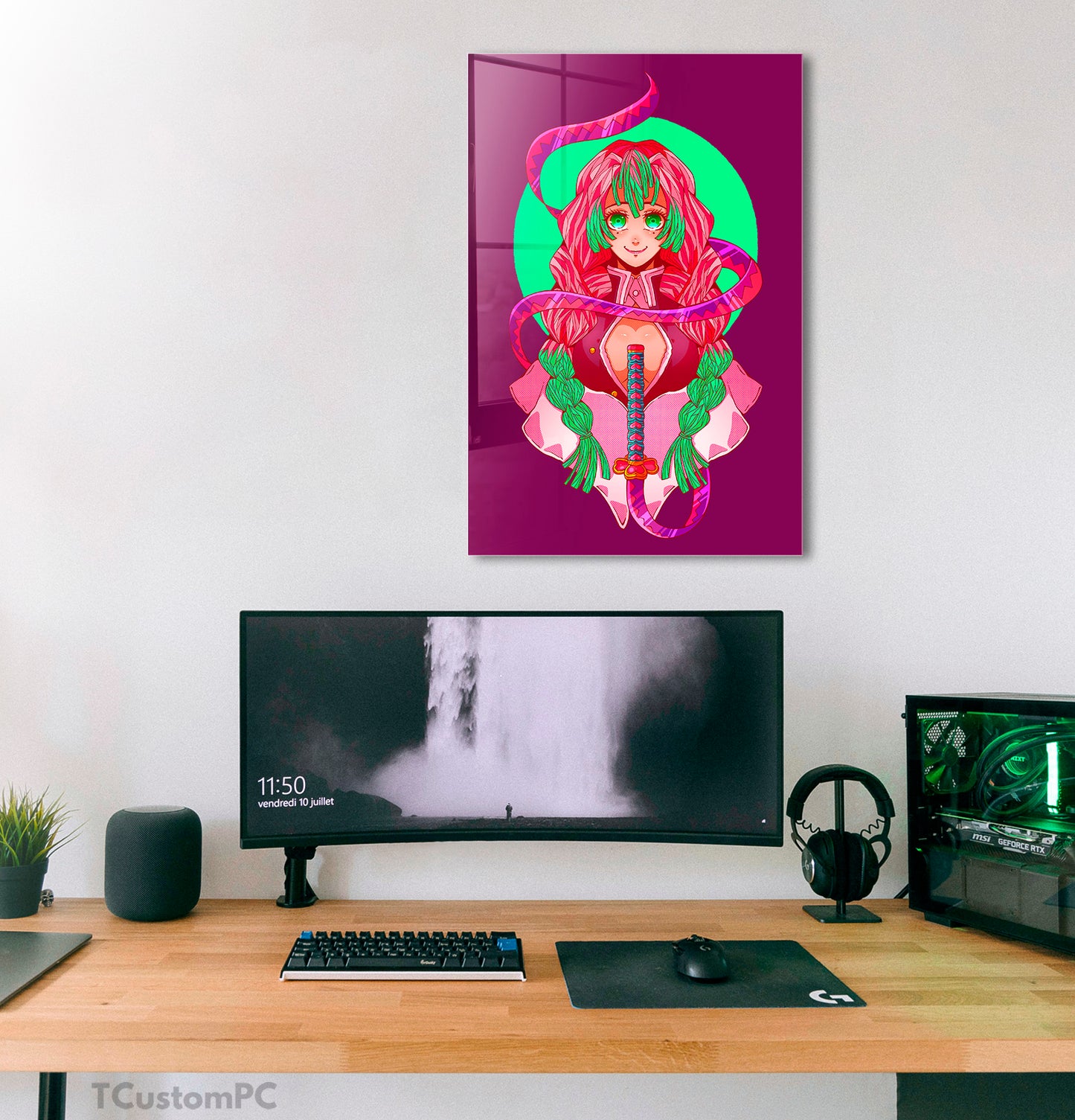 Mitsuri Kanroji painting