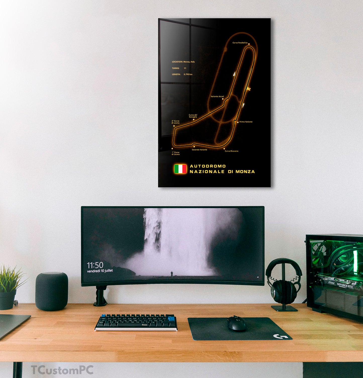 Cuadro Monza Circuit Circuit