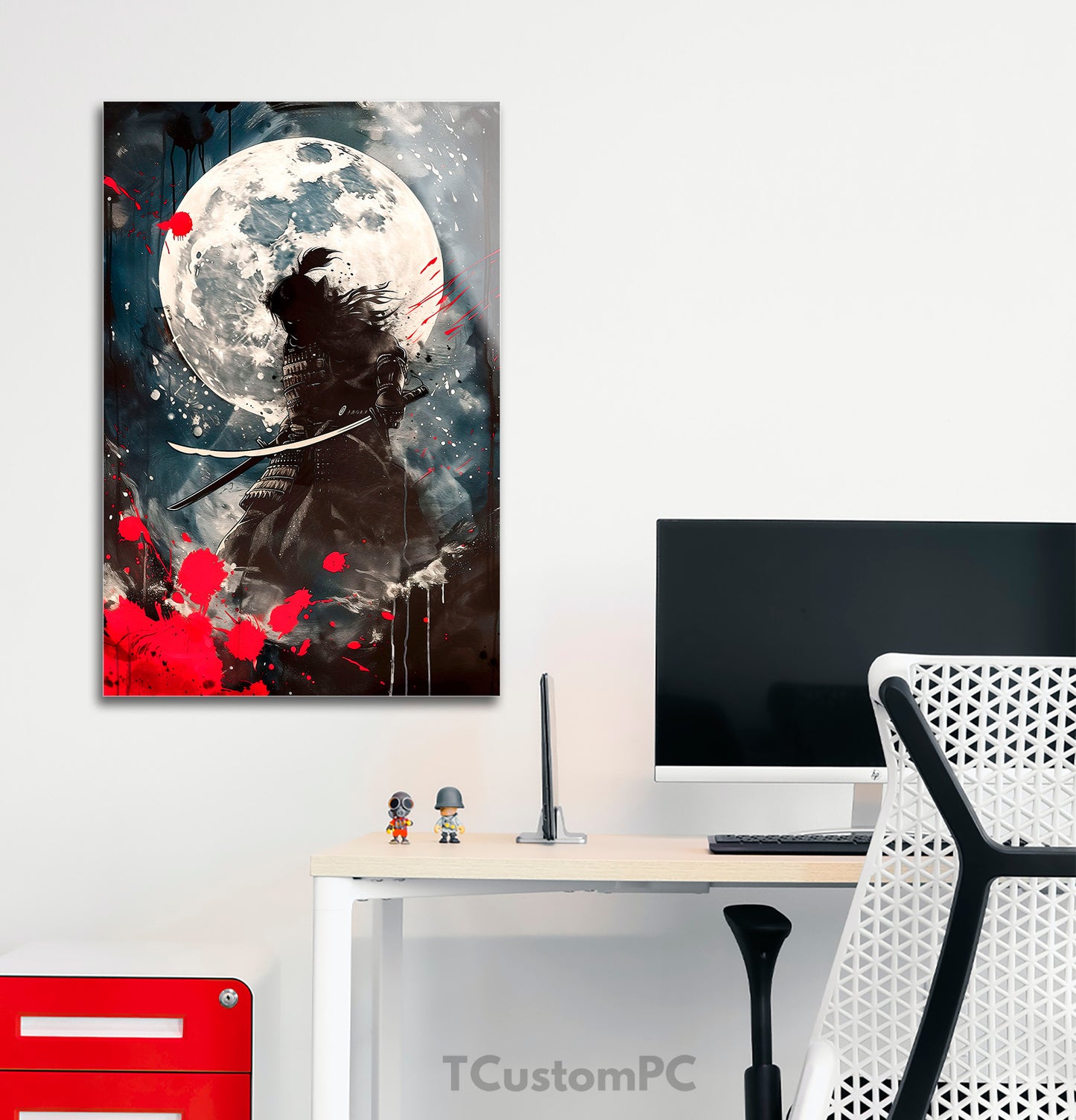 Cuadro Moon Samurai