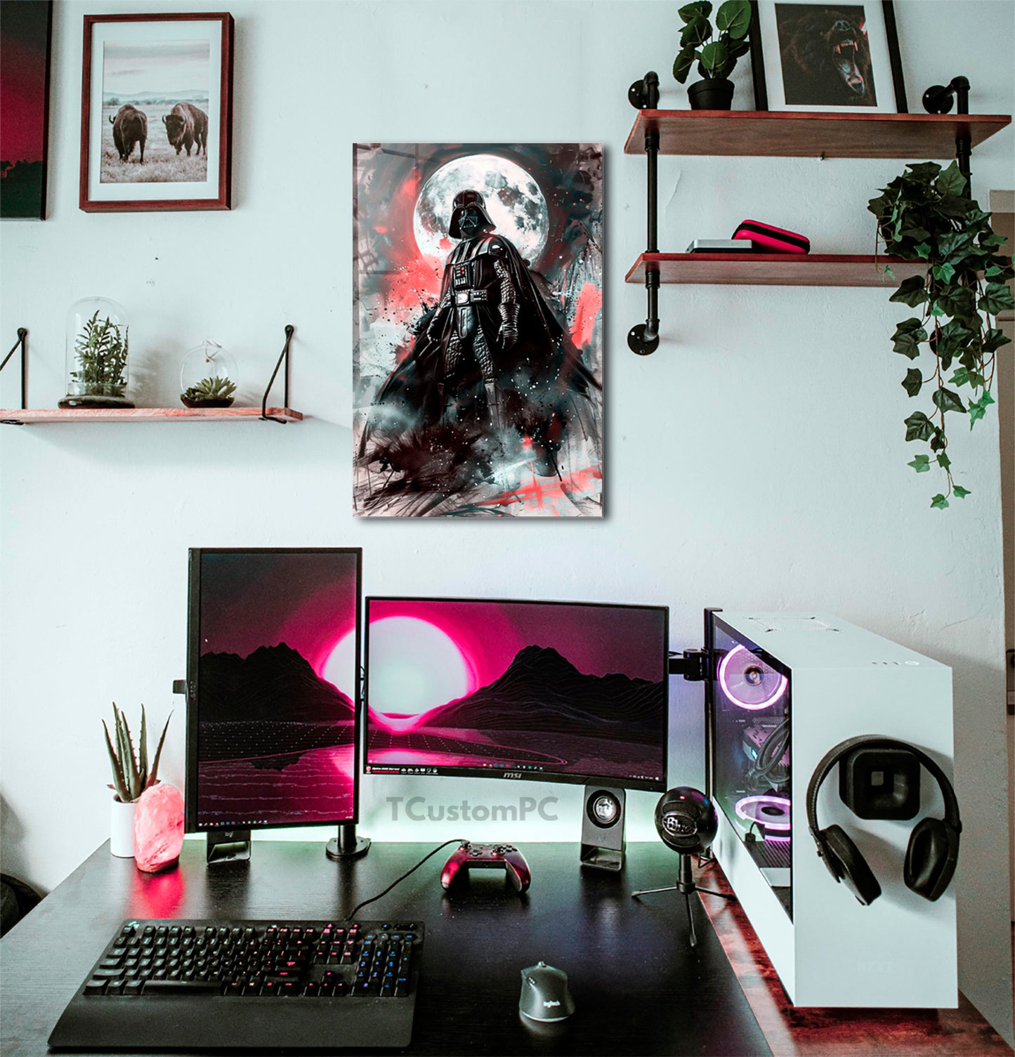Cuadro Moon Vader