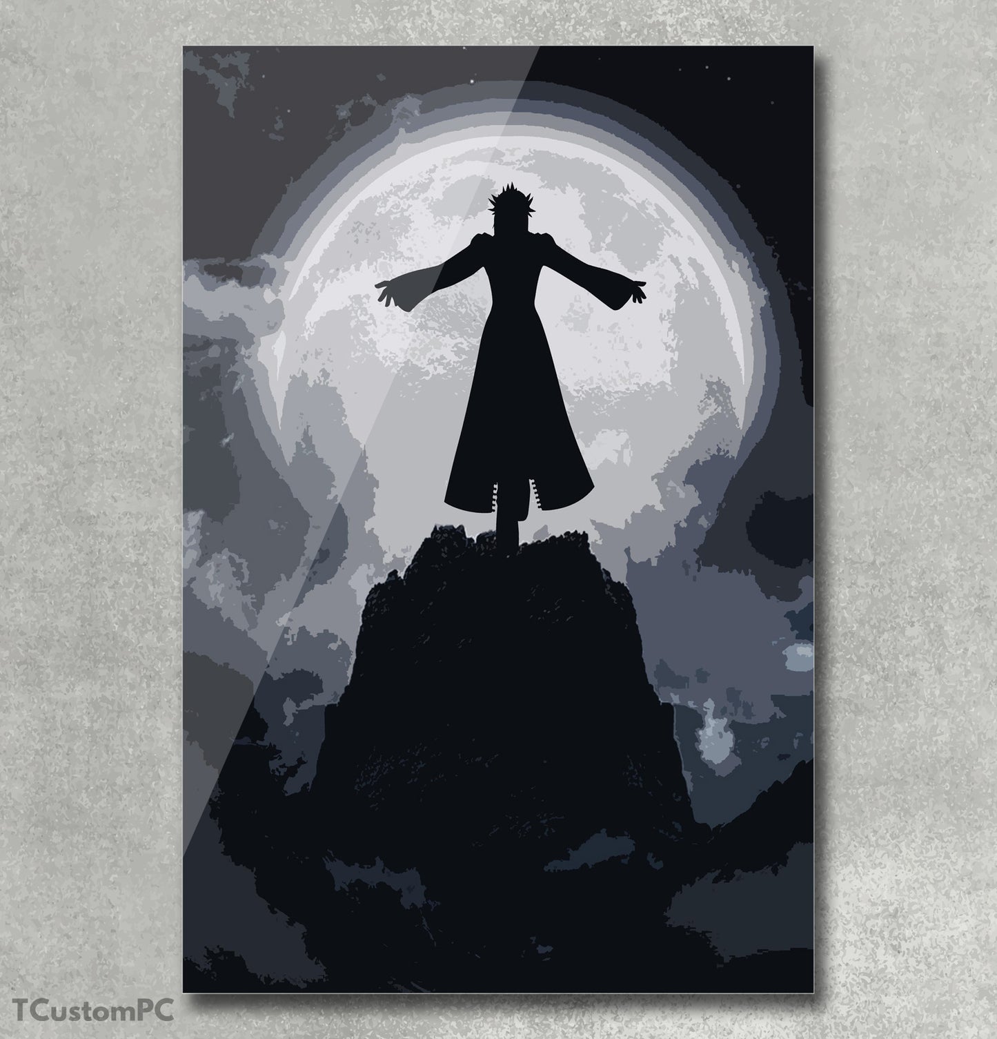 Cuadro Moon Fight 23 Kingdom Hearts, Xemnas Silhouette