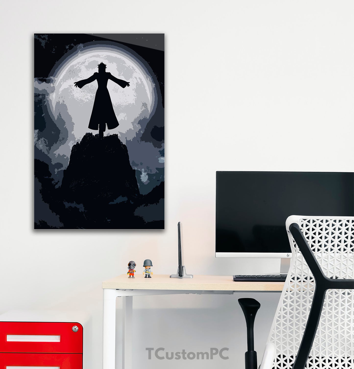 Cuadro Moon Fight 23 Kingdom Hearts, Xemnas Silhouette
